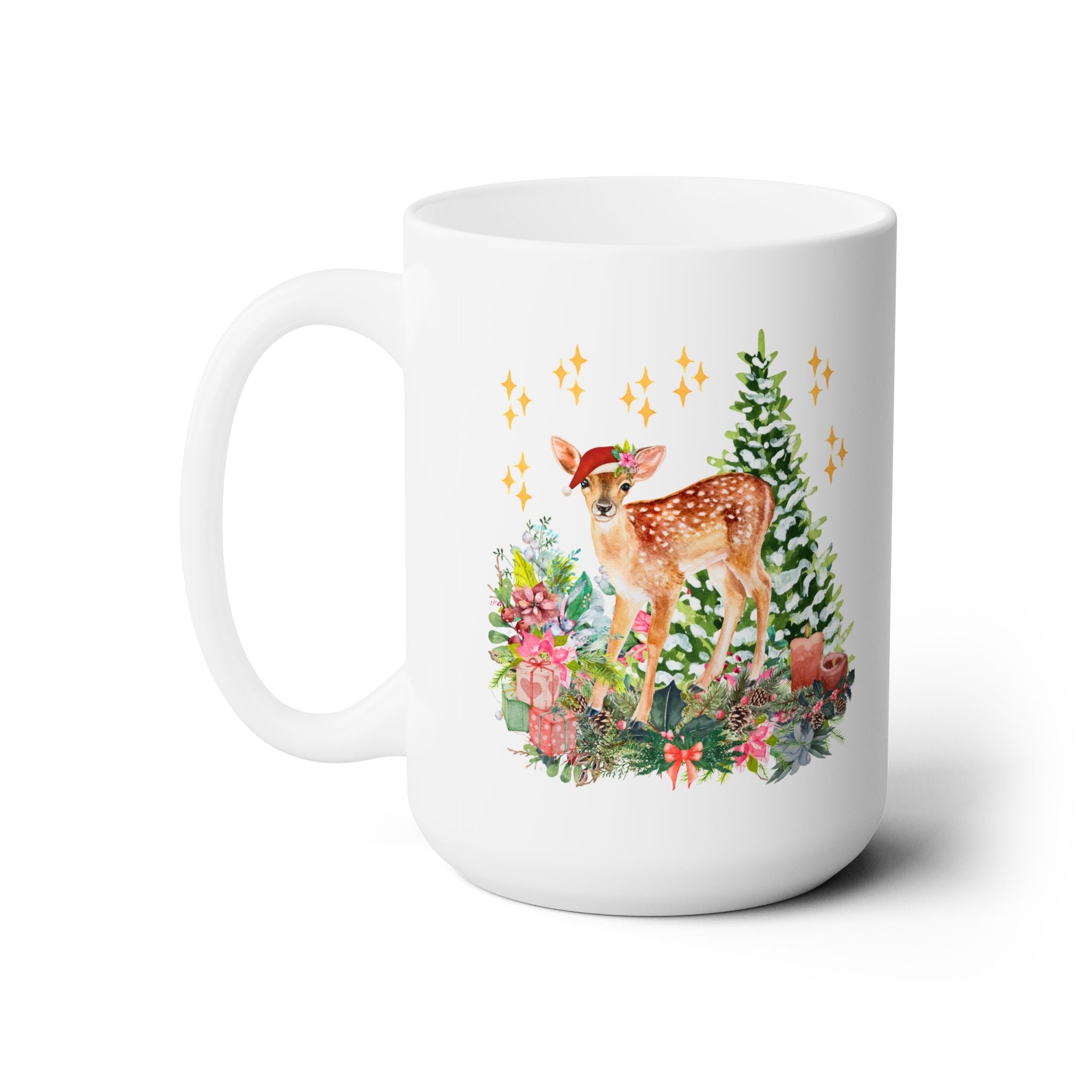Christmas Deer Coffee Mug - Opal and June