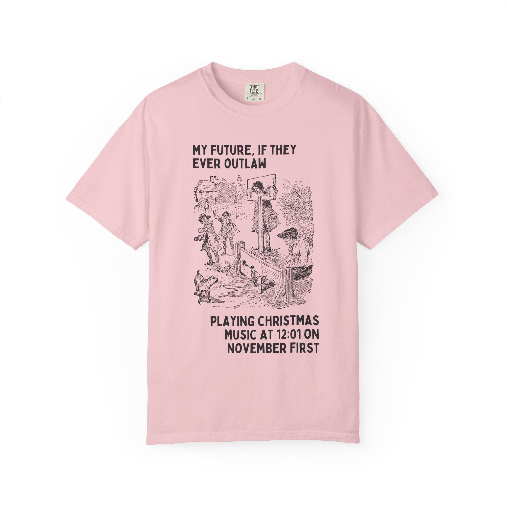 Christmas Lover Halloween Tee Shirt for Friend Obsessed with Christmas Music, Funny Saying Christmas T-Shirt for November, Vintage Aesthetic - Opal and June