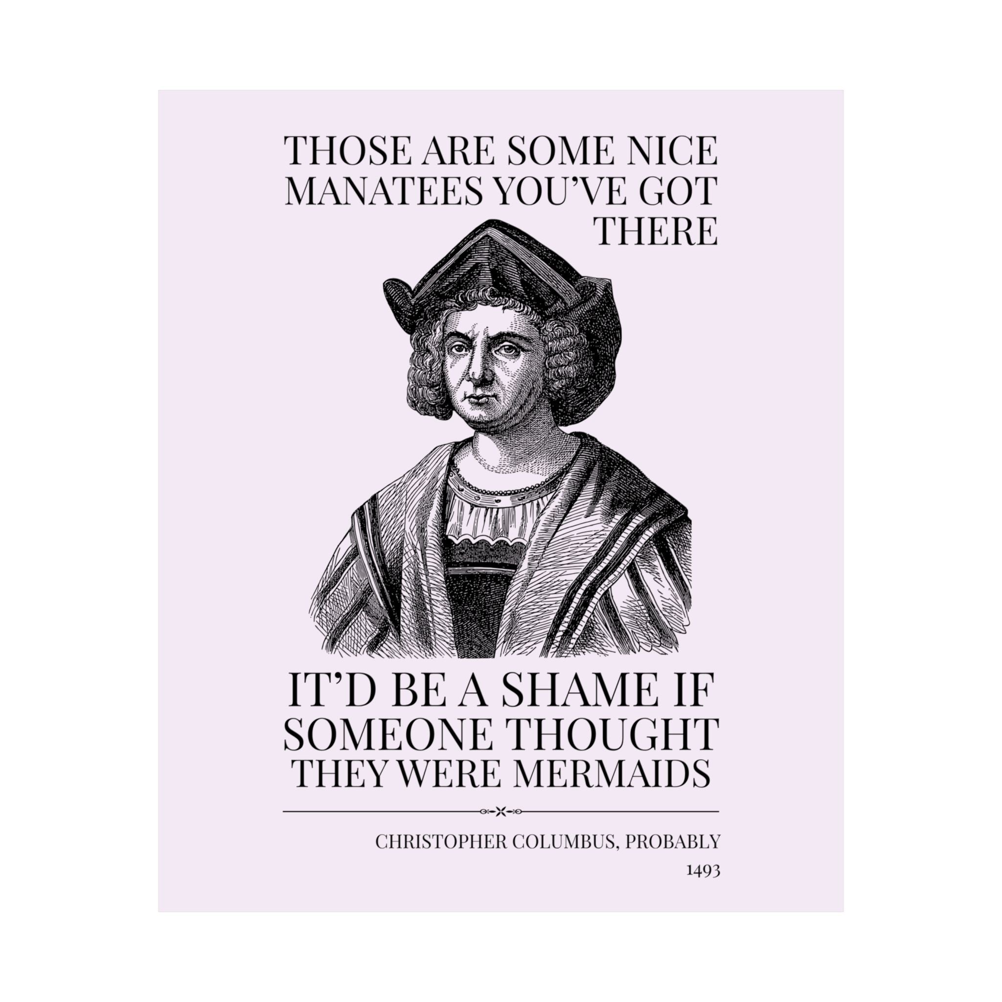 Christopher Columbus: Manatees and Mermaids - Opal and June