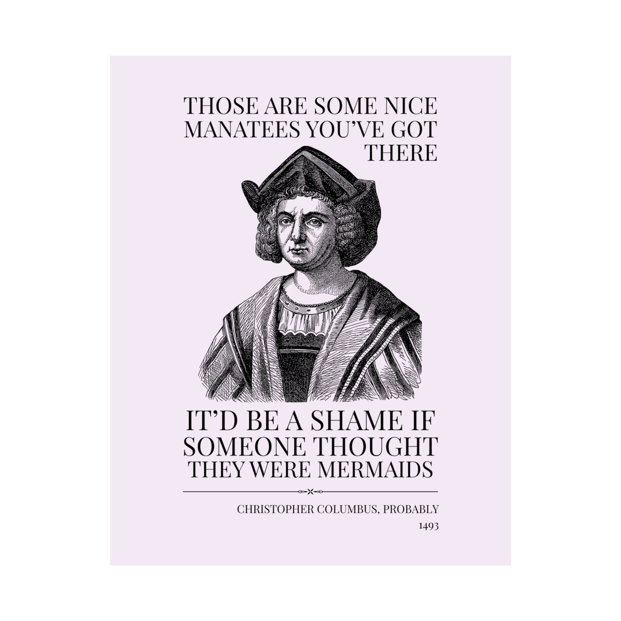 Christopher Columbus: Manatees and Mermaids - Opal and June