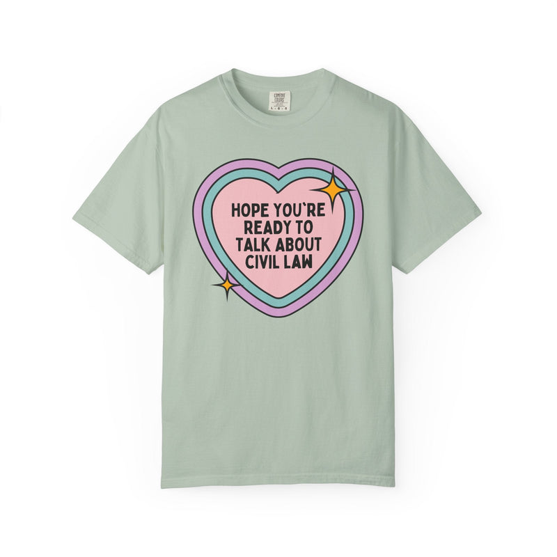 Civil Lawyer or Law School Student Tee Shirt, Funny Saying, Silly Cute Birthday Gift for Family Law Professor, Contract Law, Property Law - Opal and June