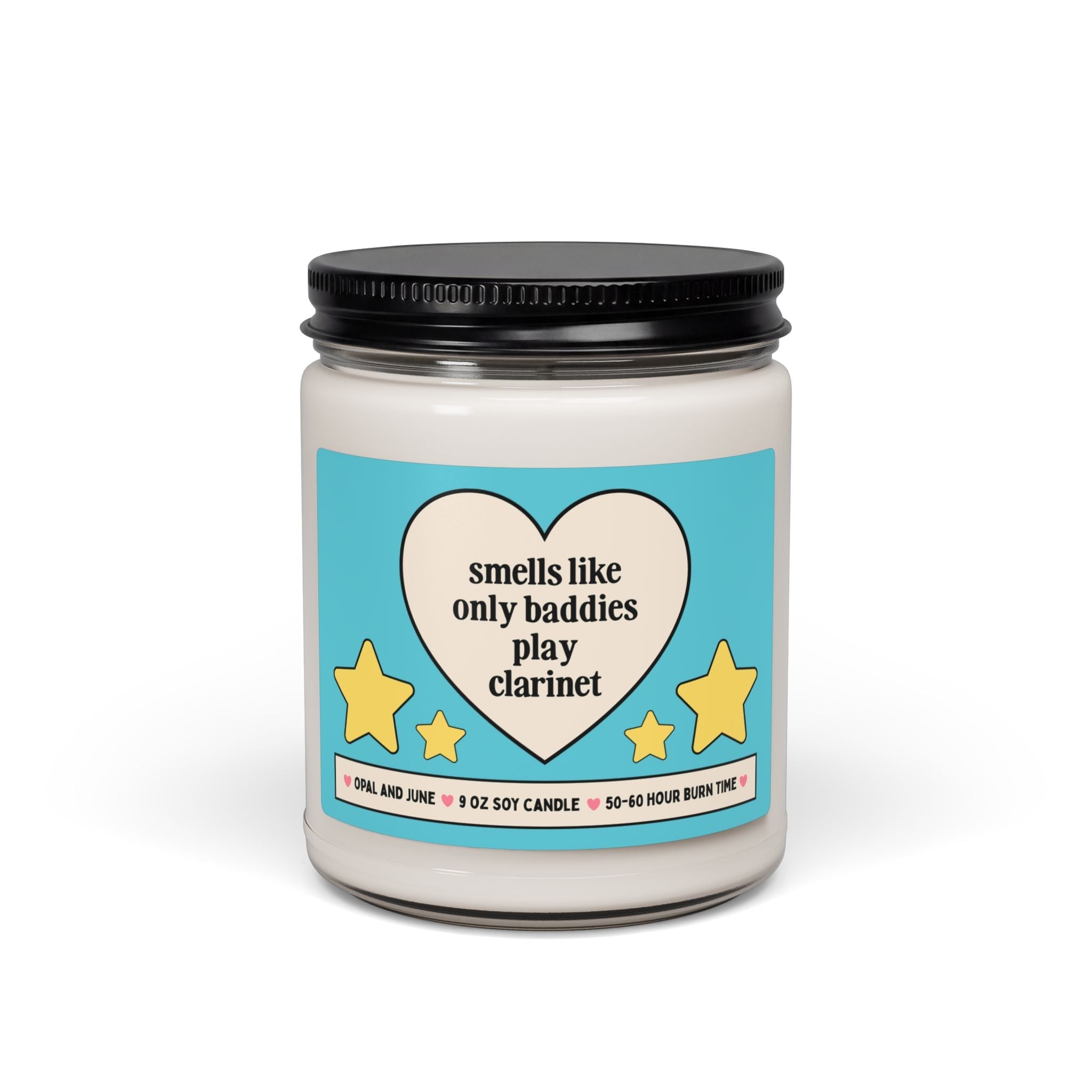 Clarinet Player Gift for Friend or Teen Daughter in Marching Band or Concert Band: Smells Like Only Baddies Play Clarinet, Funny Band Friend - Opal and June