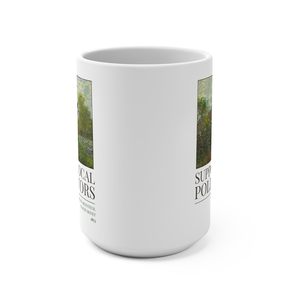 Claude Monet Art History Coffee Mug for Historian Who Loves Gardening, Impressionist Historic Art Gift for Mom or Grandma, History Teacher - Opal and June