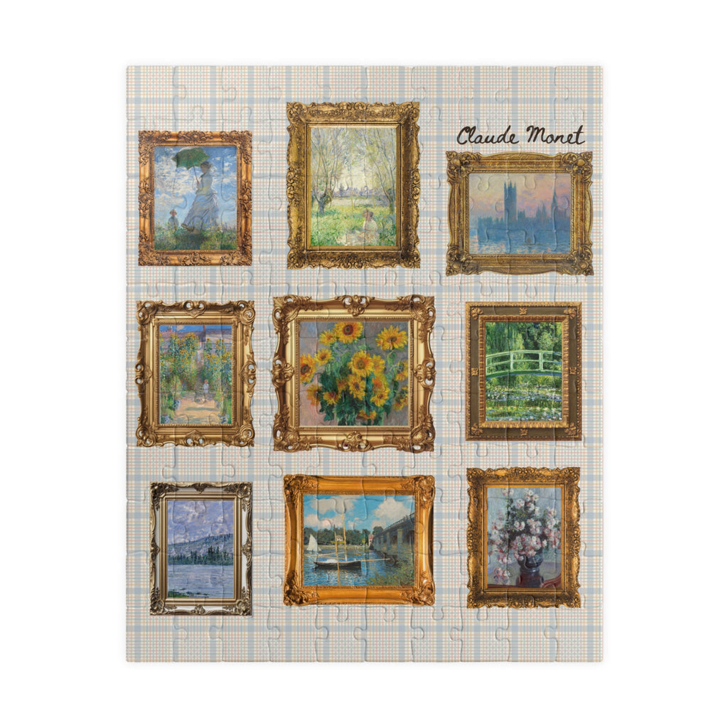 Claude Monet Paintings Puzzle - Opal and June