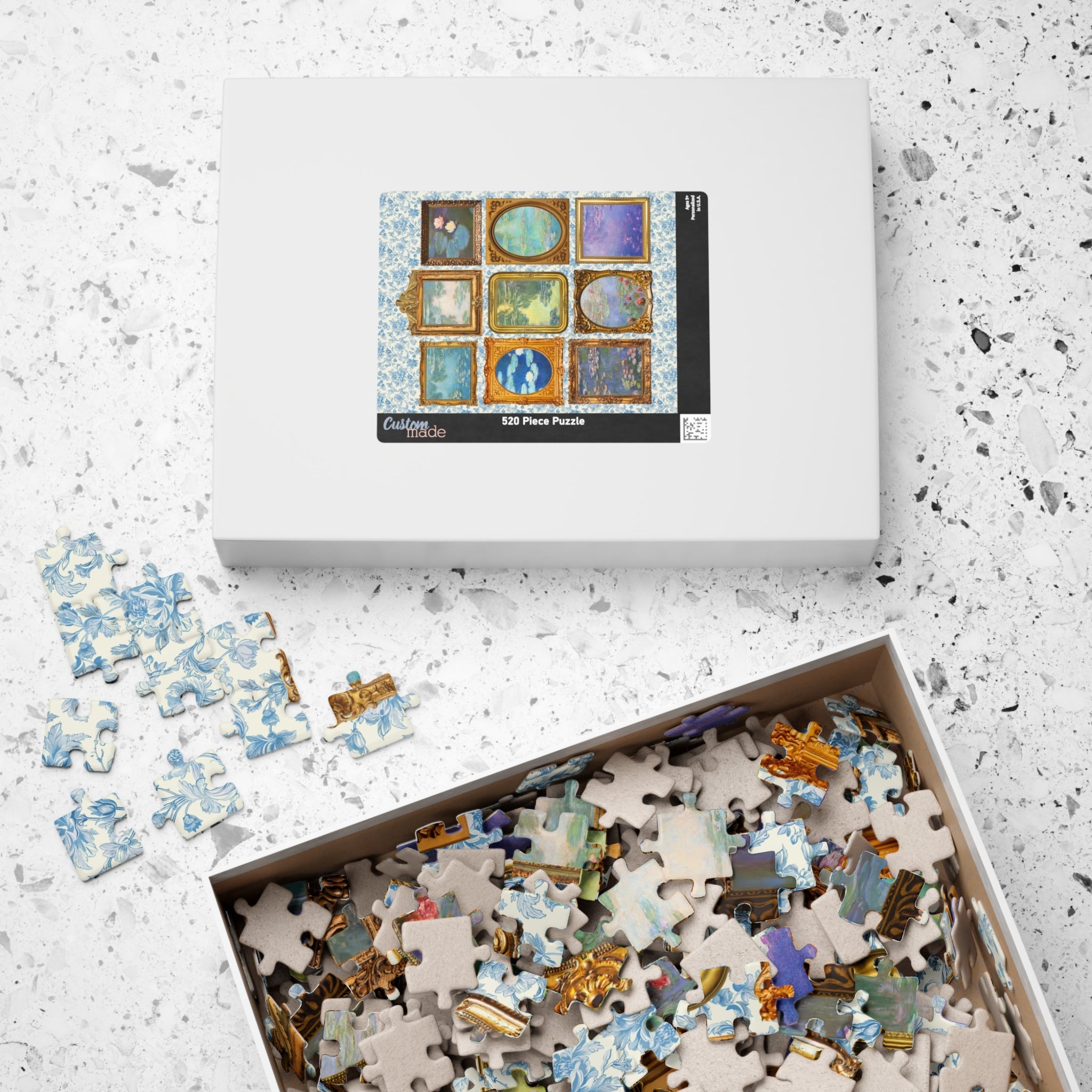 Claude Monet Water Lilies Art History Puzzle - Opal and June