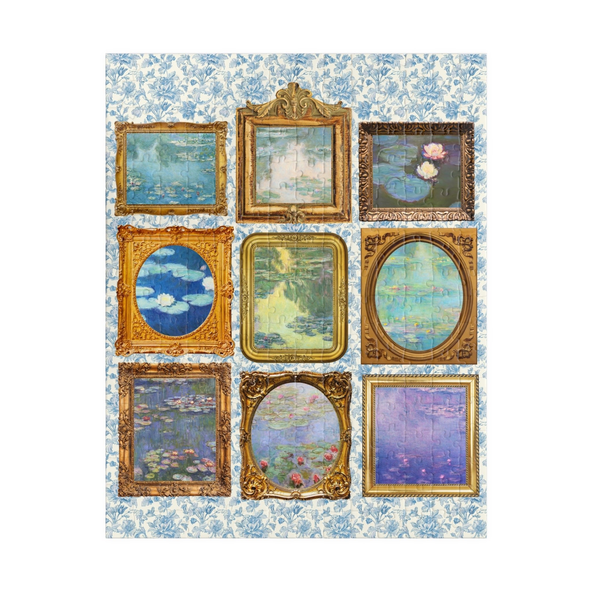 Claude Monet Water Lilies Art History Puzzle - Opal and June