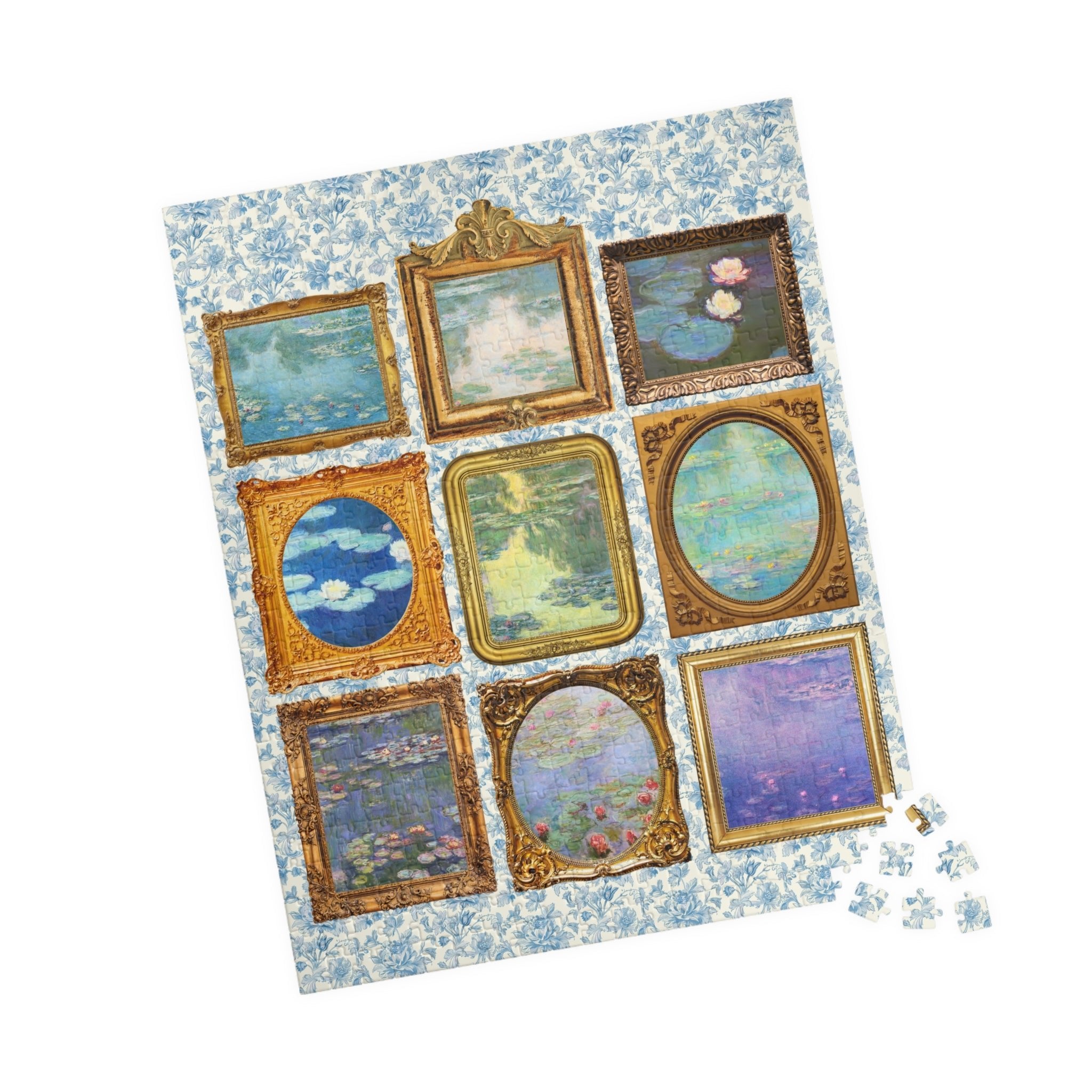 Claude Monet Water Lilies Art History Puzzle - Opal and June