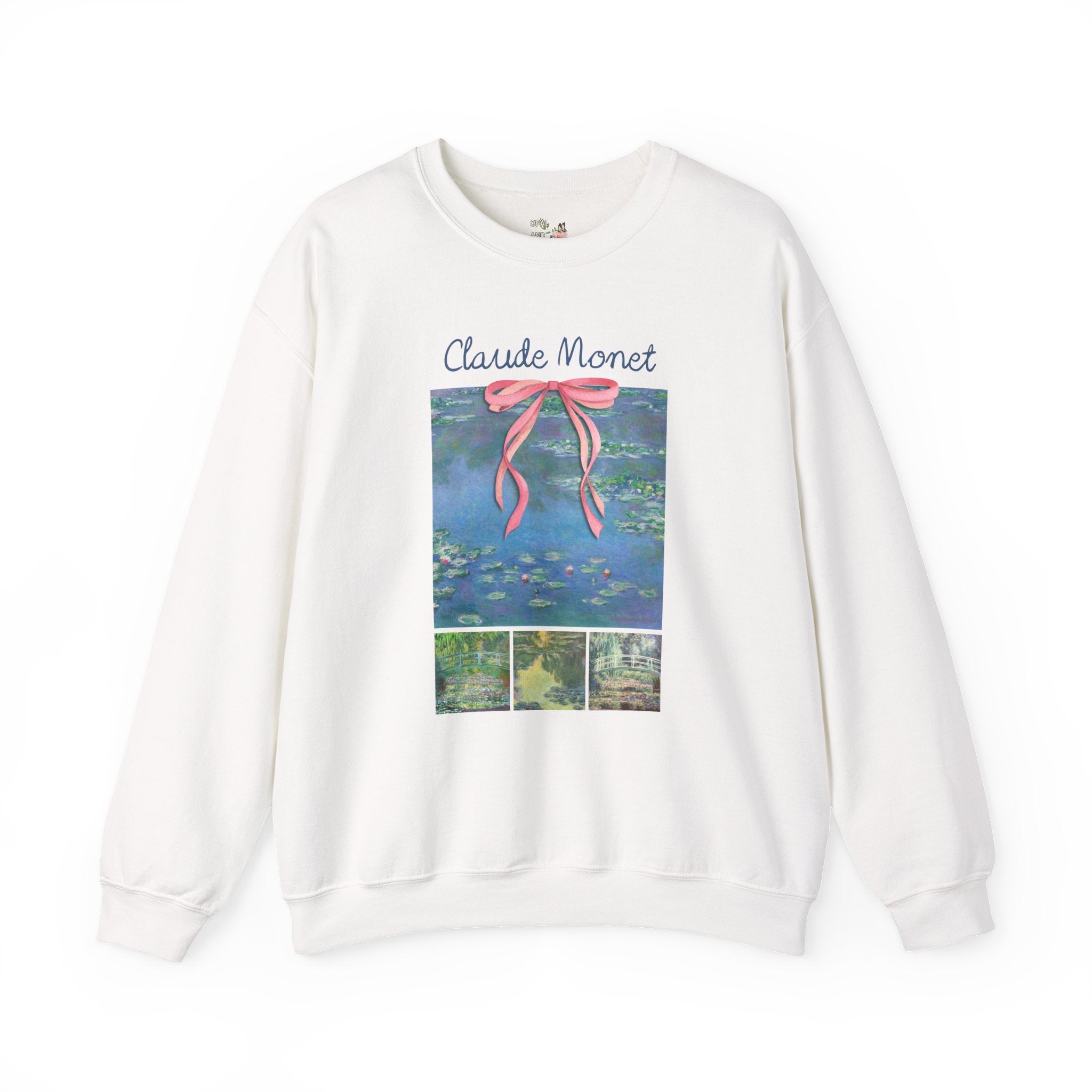 Claude Monet Water Lillies Sweatshirt - Opal and June