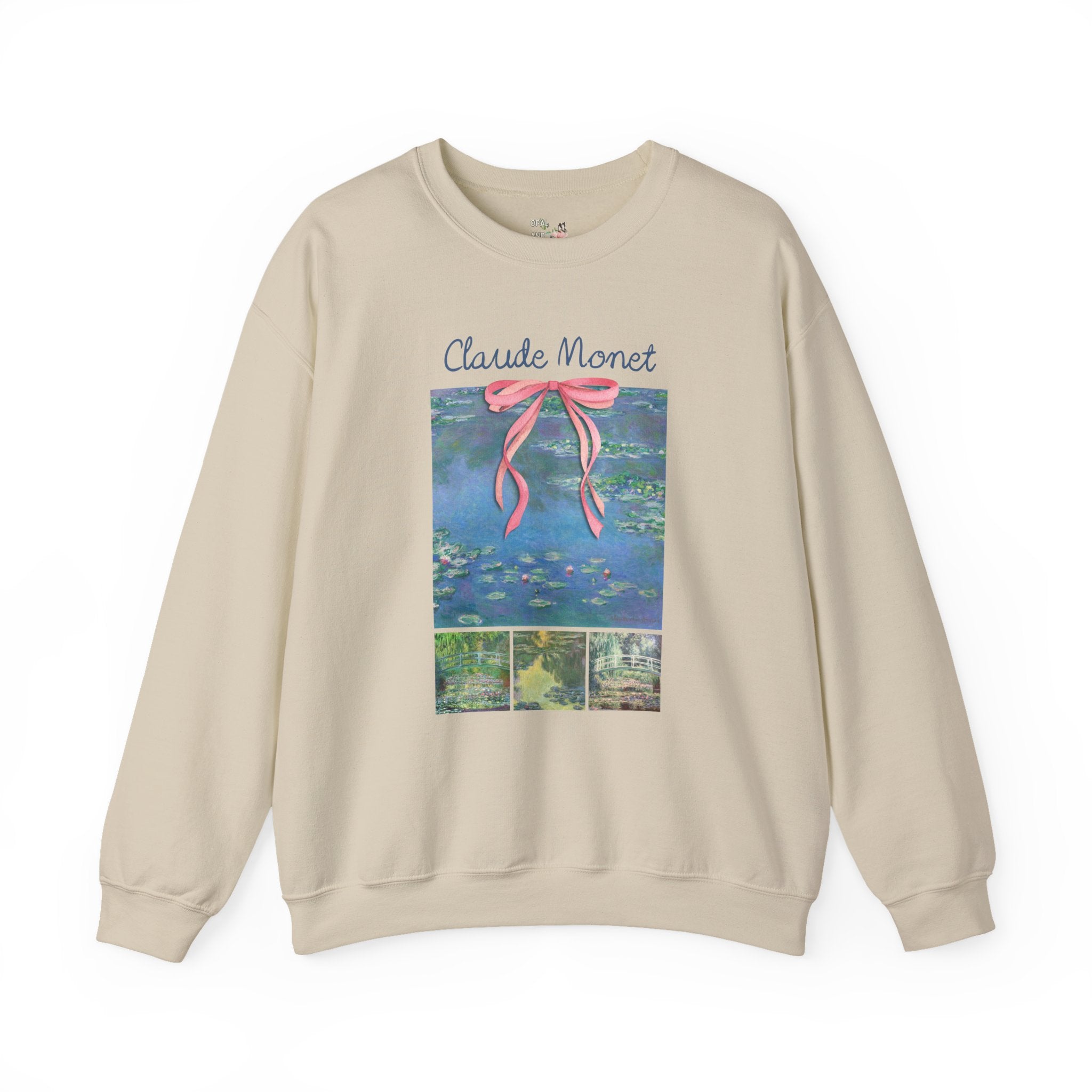 Claude Monet Water Lillies Sweatshirt - Opal and June