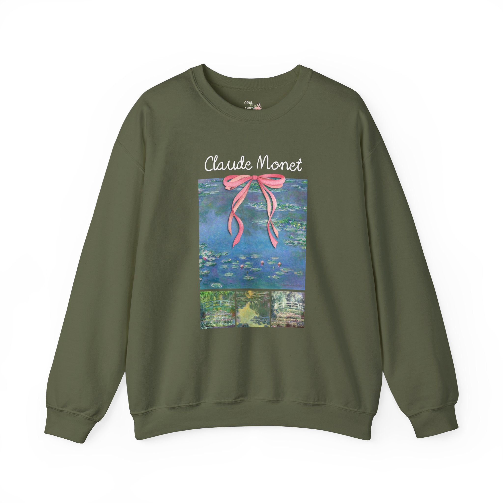 Claude Monet Water Lillies Sweatshirt - Opal and June