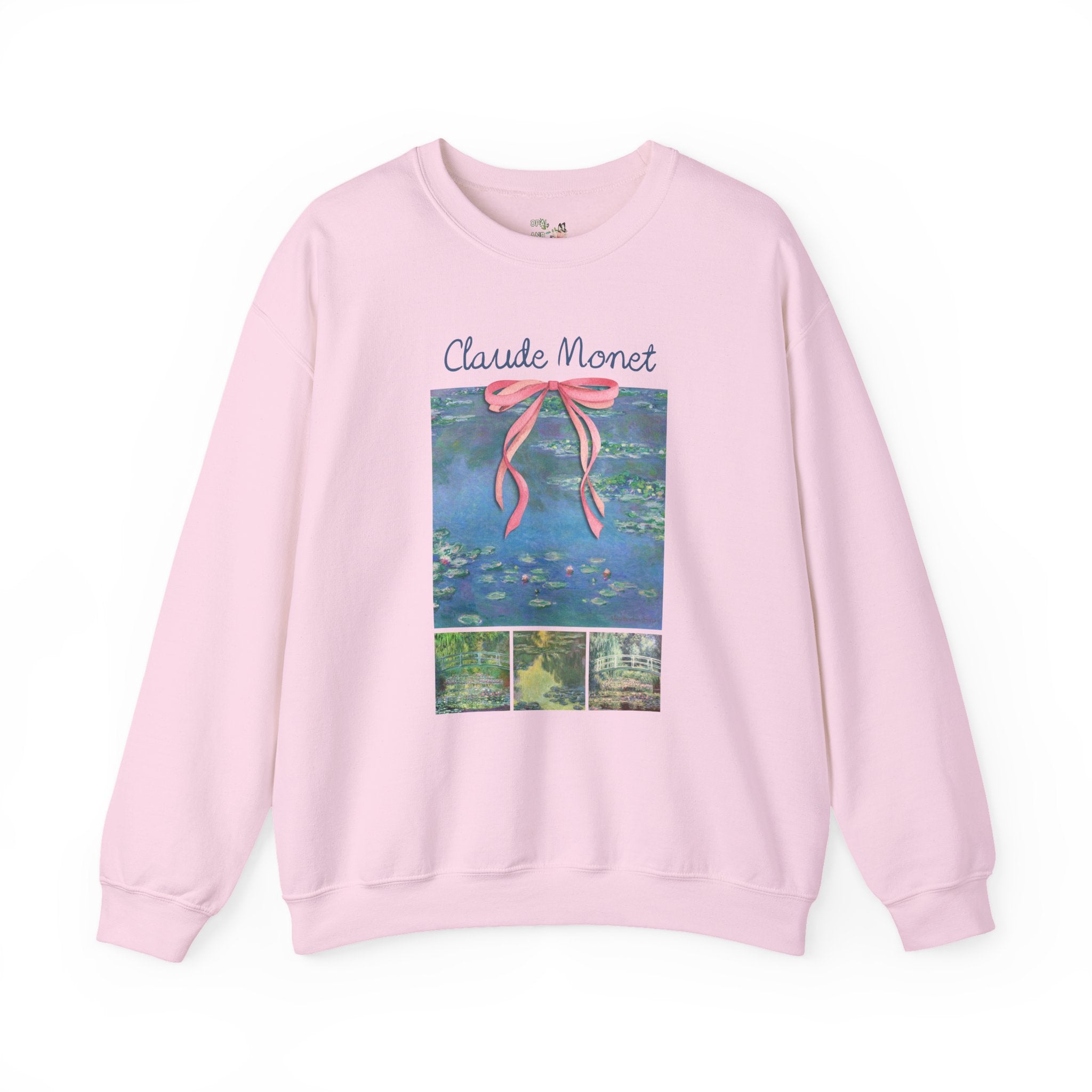 Claude Monet Water Lillies Sweatshirt - Opal and June