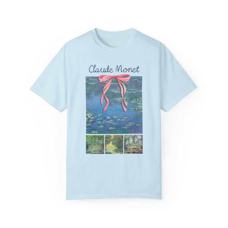 Claude Monet Water Lillies Tee Shirt, Art Historian or Friend Who Loves Art: European Art History, French Impressionist 19th Century Artists - Opal and June