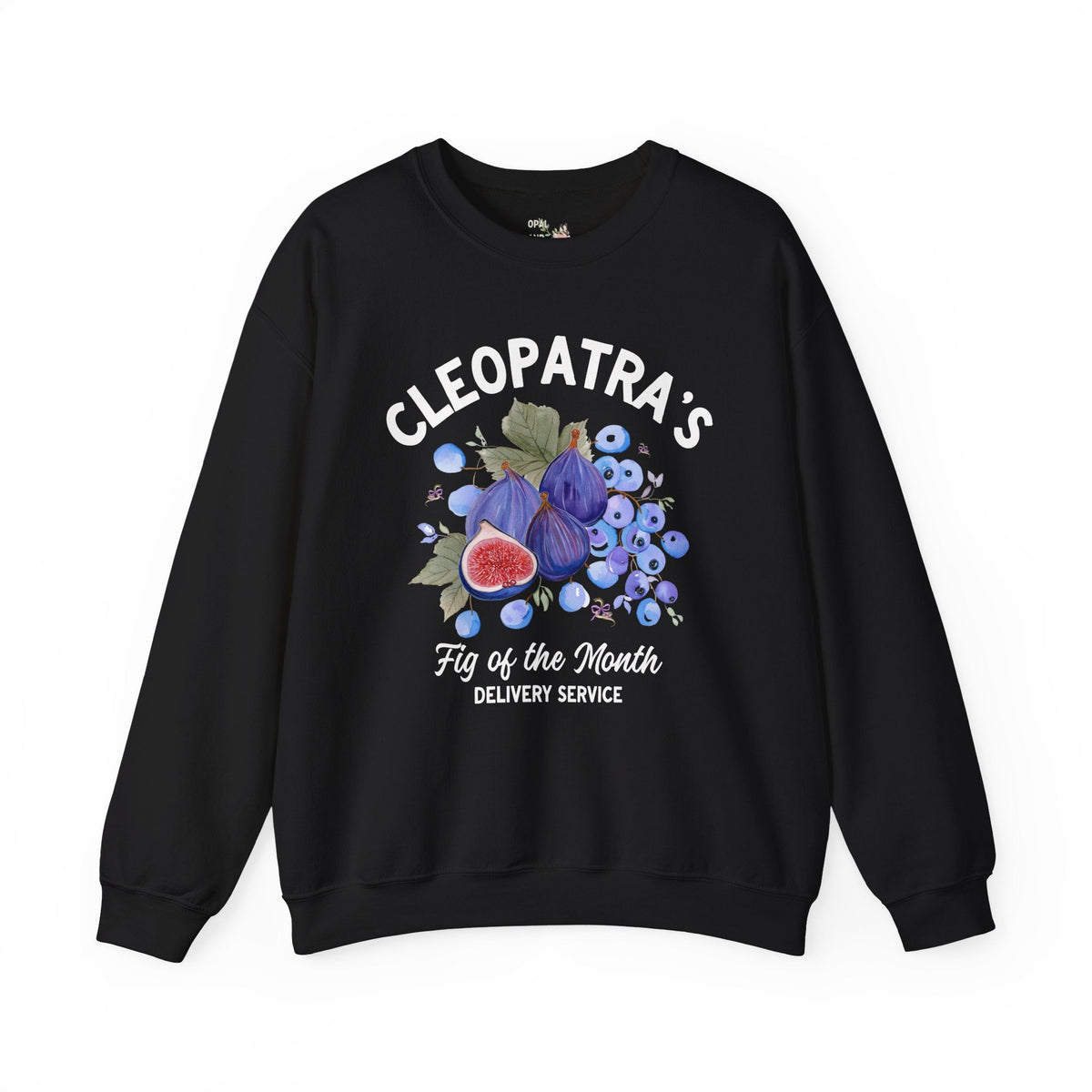 Cleopatra's Fig Delivery Sweatshirt: Ancient Egyptian Roman History Crewneck with Historian, Royal History Buff Shirt - Opal and June