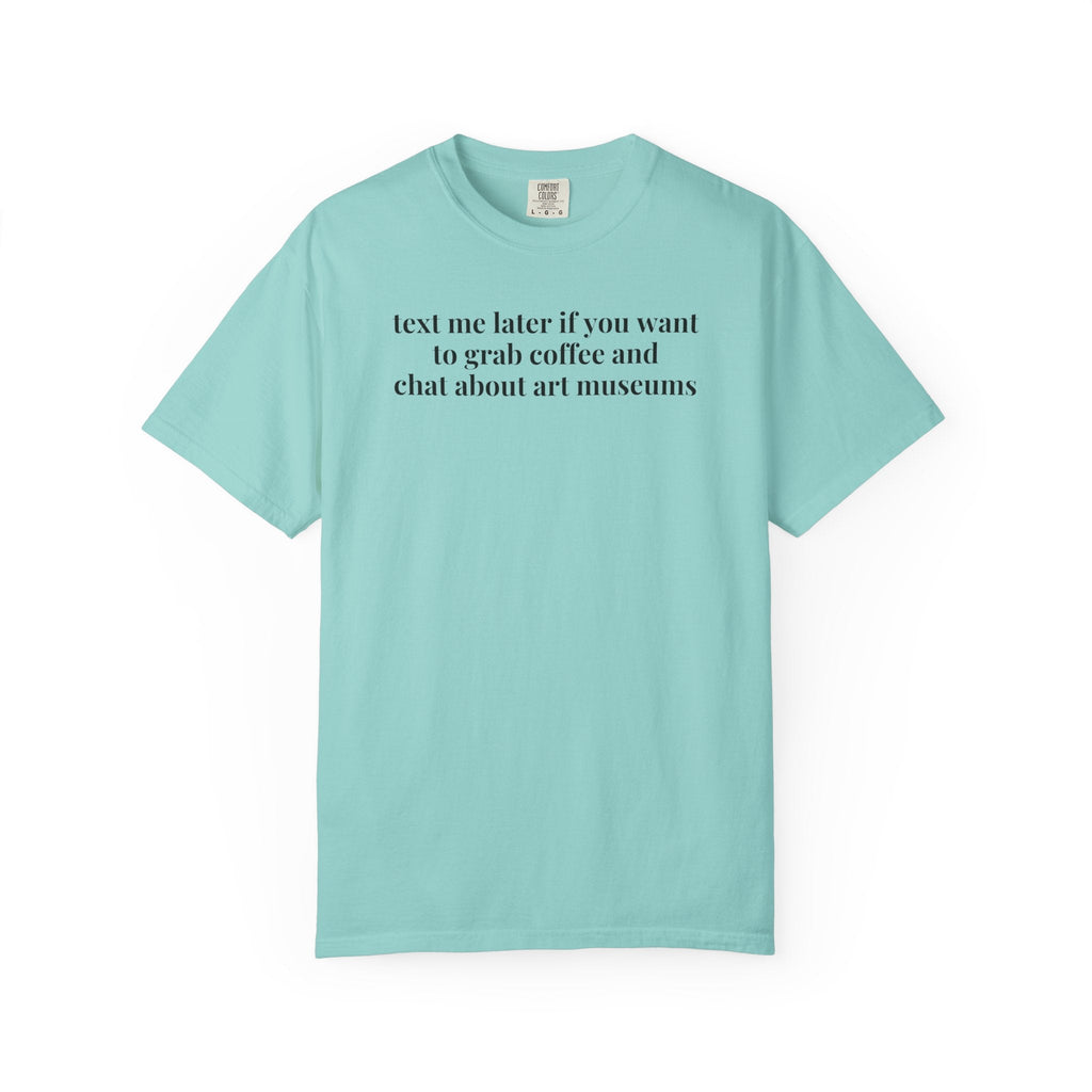 Coffee and Art History Lover Tee Shirt for Friend Who Loves Art Museums, Comfort Colors, Art Historian or History Major Gift for Girlfriend - Opal and June