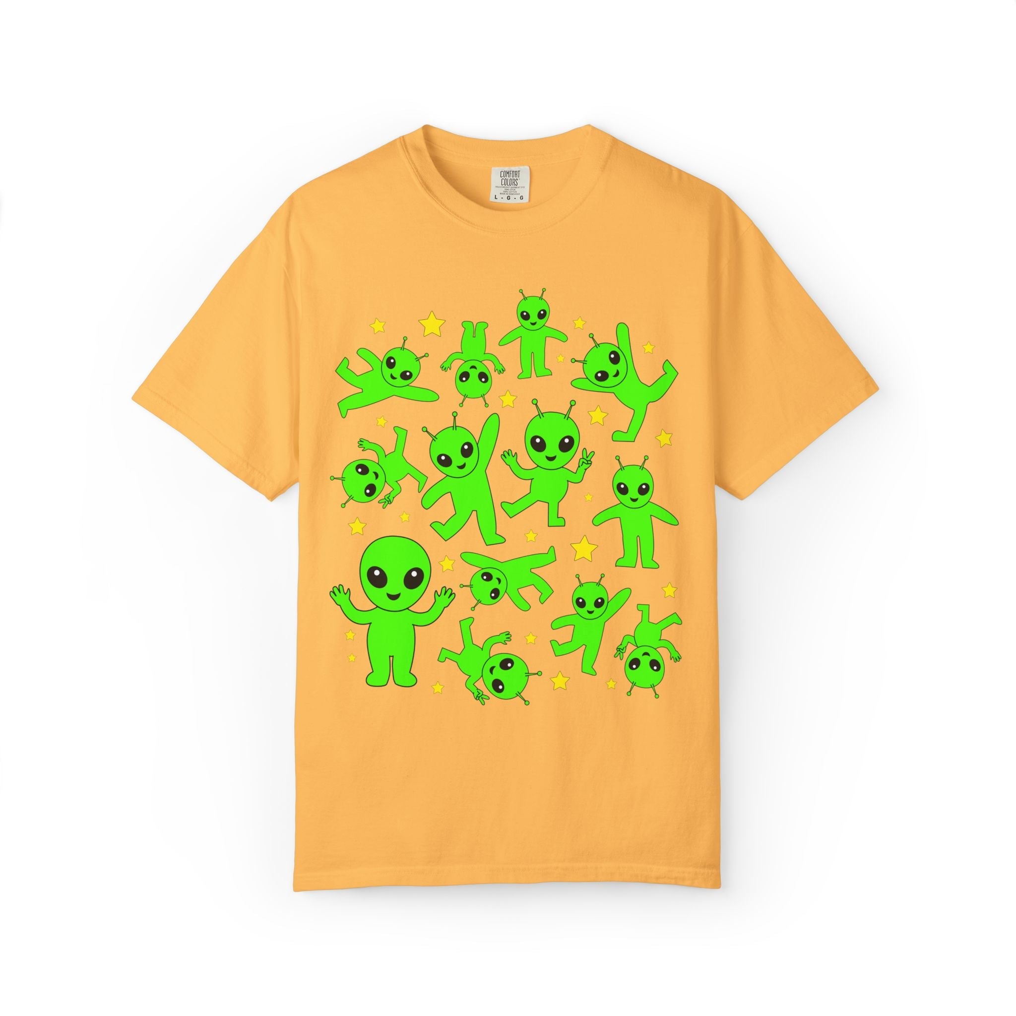 Colorful Alien Lover Tee Shirt for Summer - Opal and June
