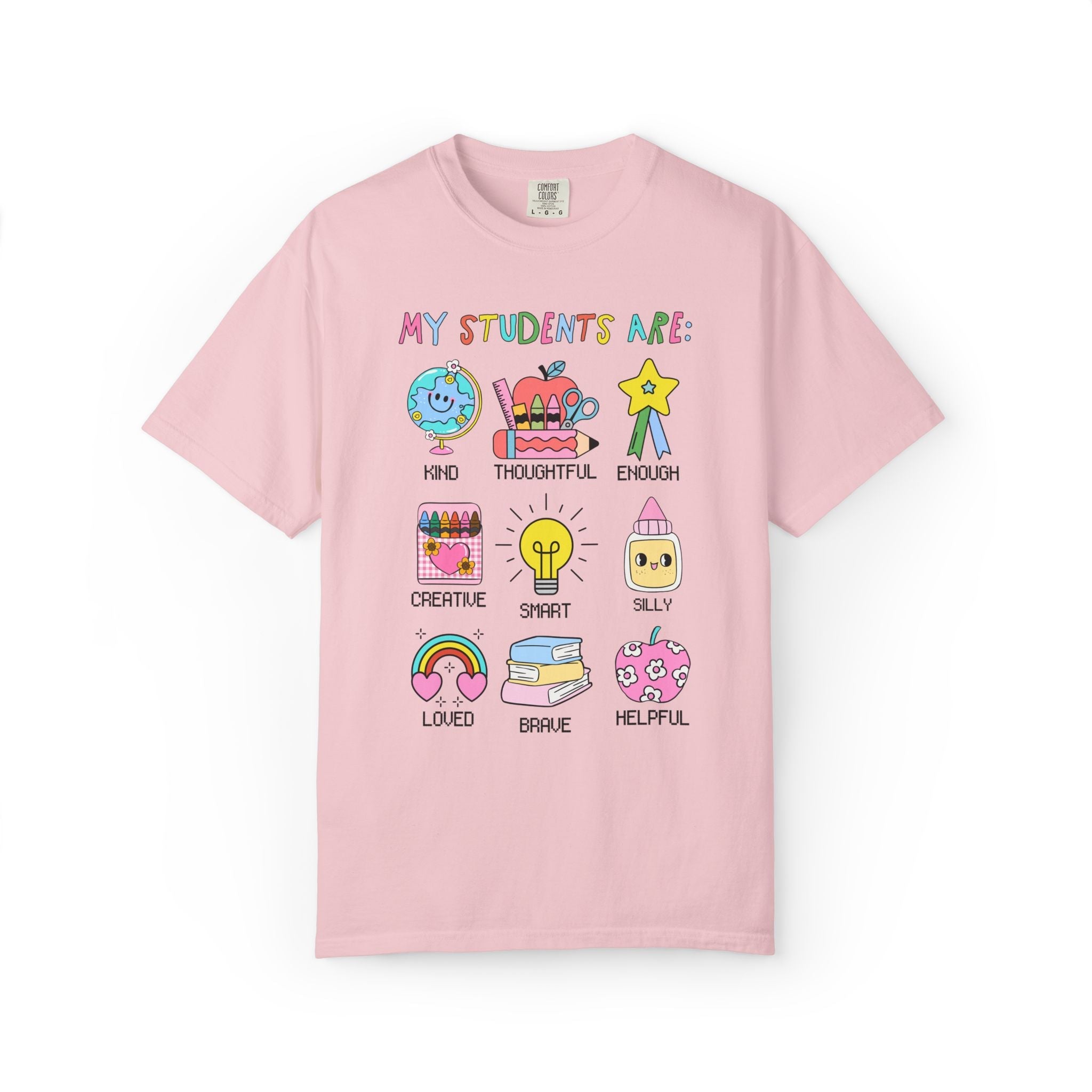 Colorful and Nostalgic Elementary Teacher Tee Shirt, School Principal T-Shirt, Graduation Gift for Early Childhood Education Major - Opal and June