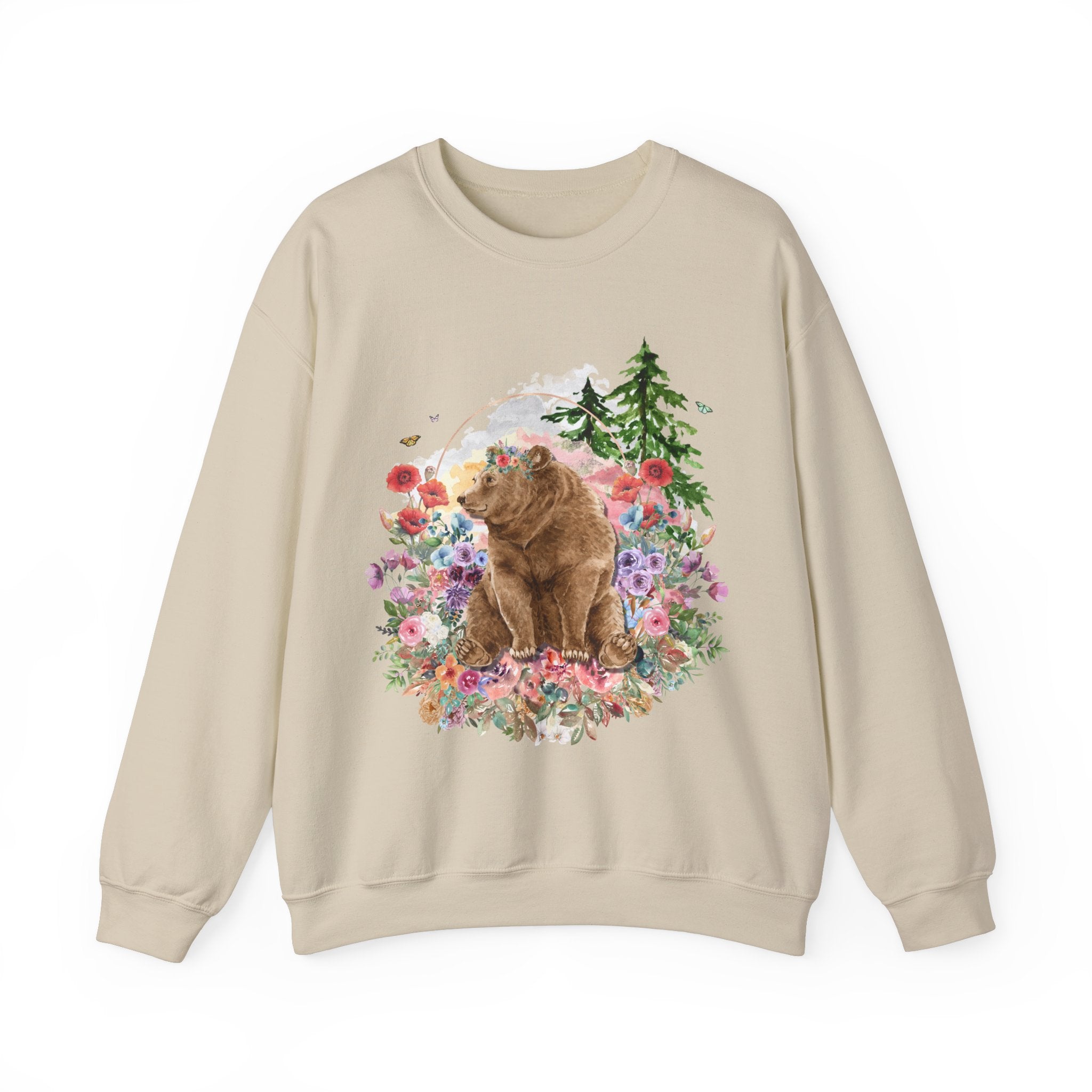 Colorful and Whimsy Bear Sweatshirt - Opal and June