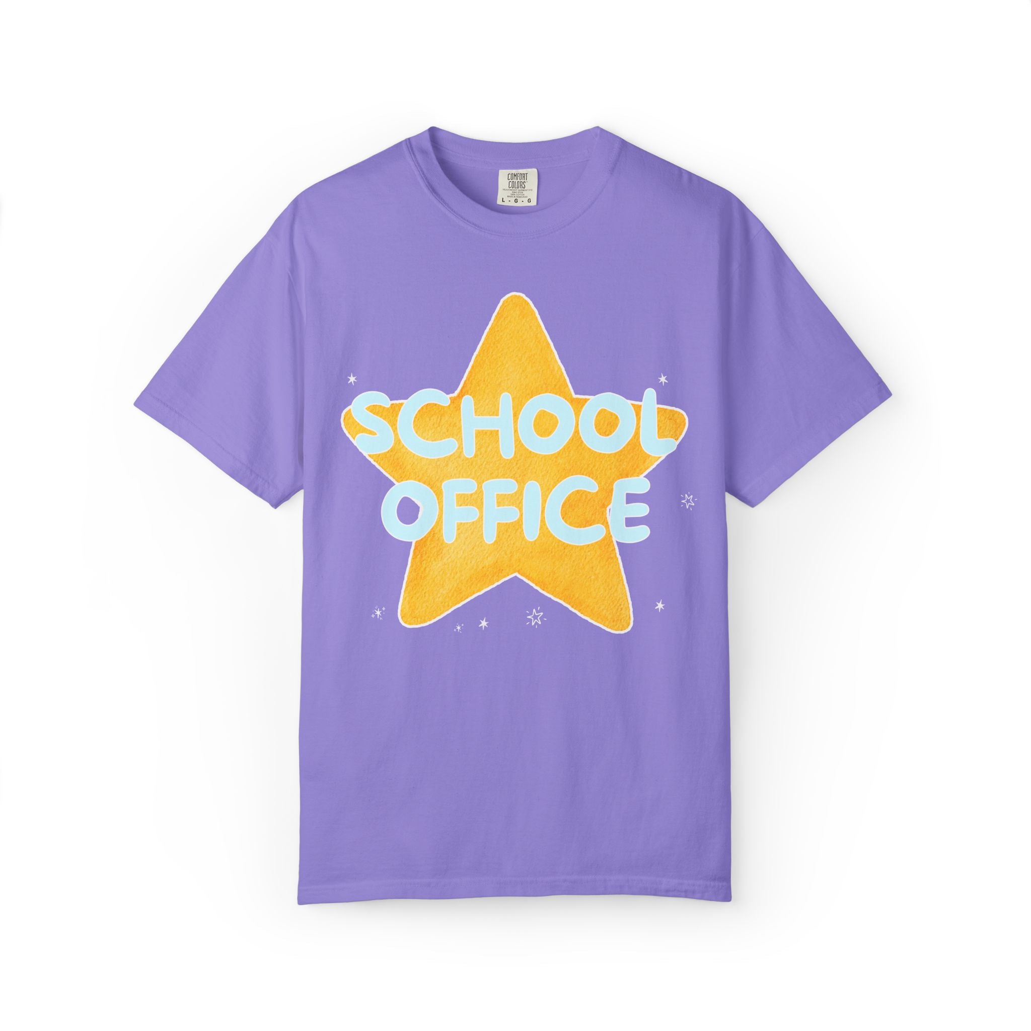 Colorful Back to School Matching Teacher Tee Shirts for Elementary School Grades Kindergarten through Fifth Grade, Cute Retro Aesthetic Tee - Opal and June