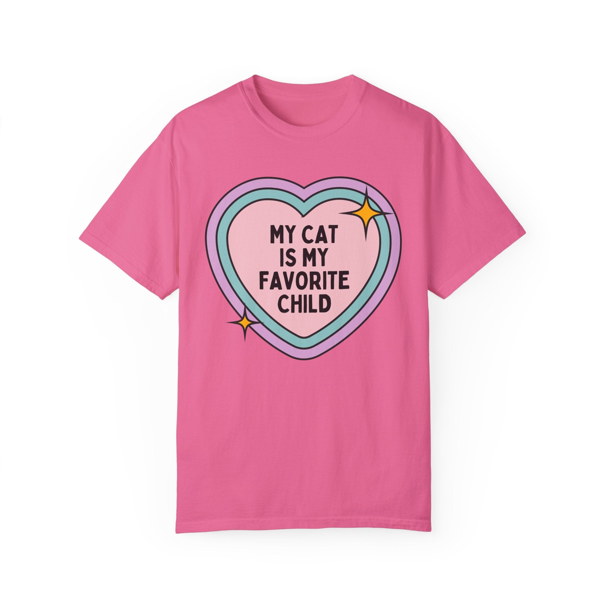 Colorful Cat Mom Tee Shirt - Opal and June