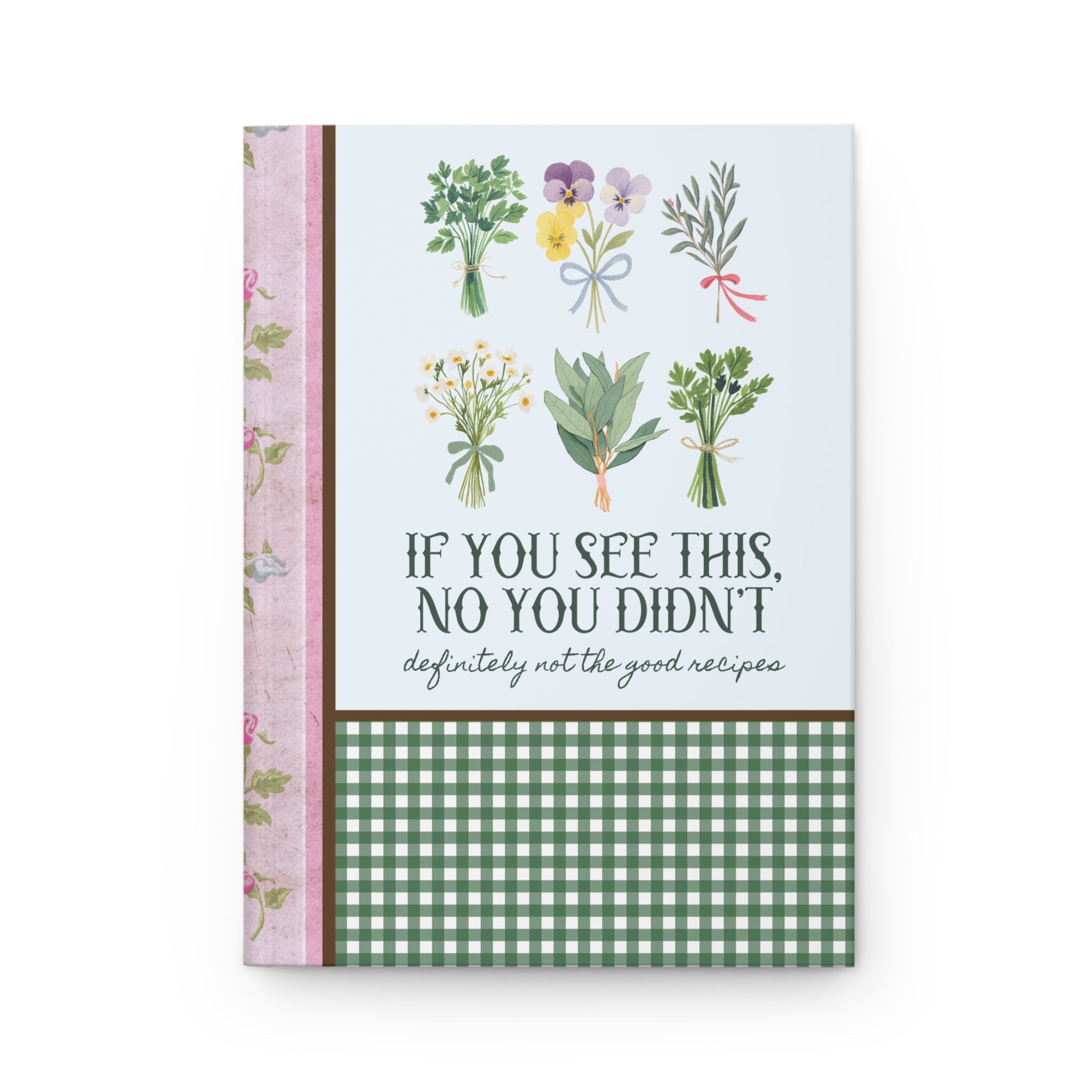 Colorful Family Recipes Notebook or Recipe Journal for Mom, Cute Kitschy Wedding Gift for Culiary School Grad or Bride Who Loves Cooking - Opal and June