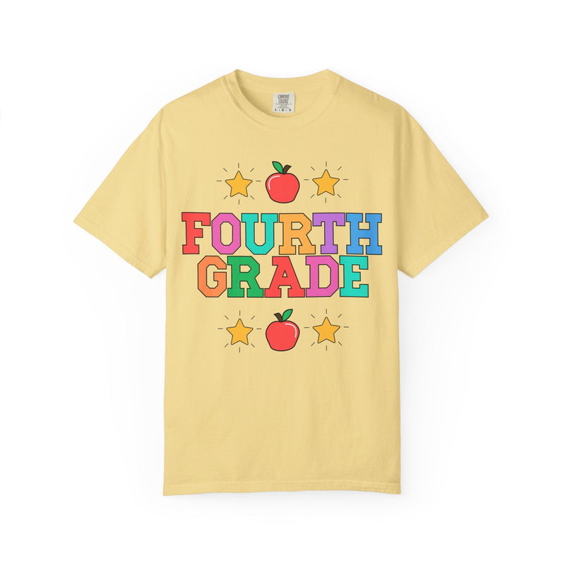 Colorful Fourth Grade Teacher Tee - Opal and June