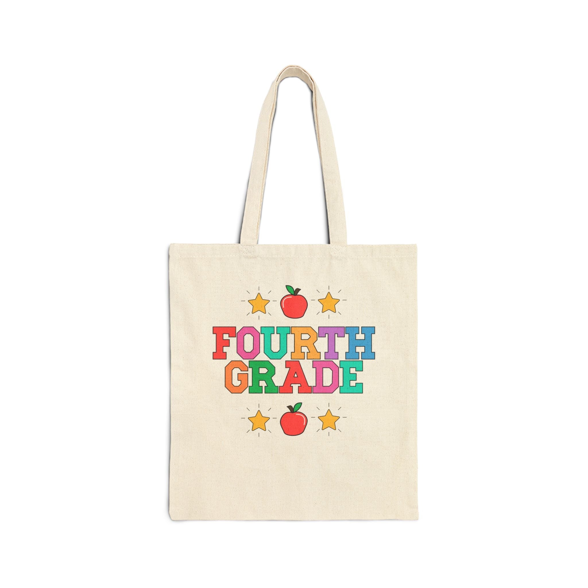 Colorful Fourth Grade Teacher Tote - Opal and June