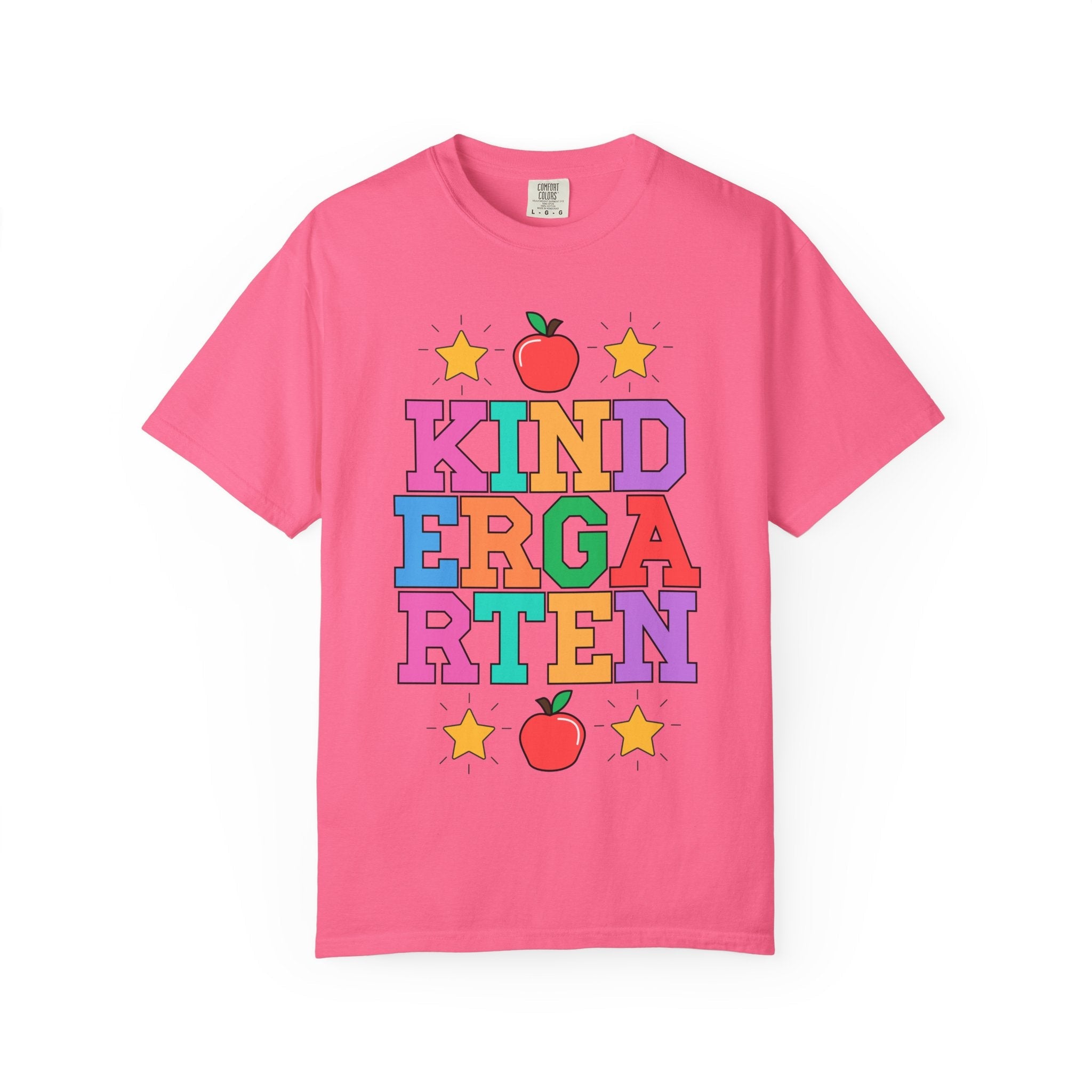 Colorful Kindergarten Teacher Tee - Opal and June