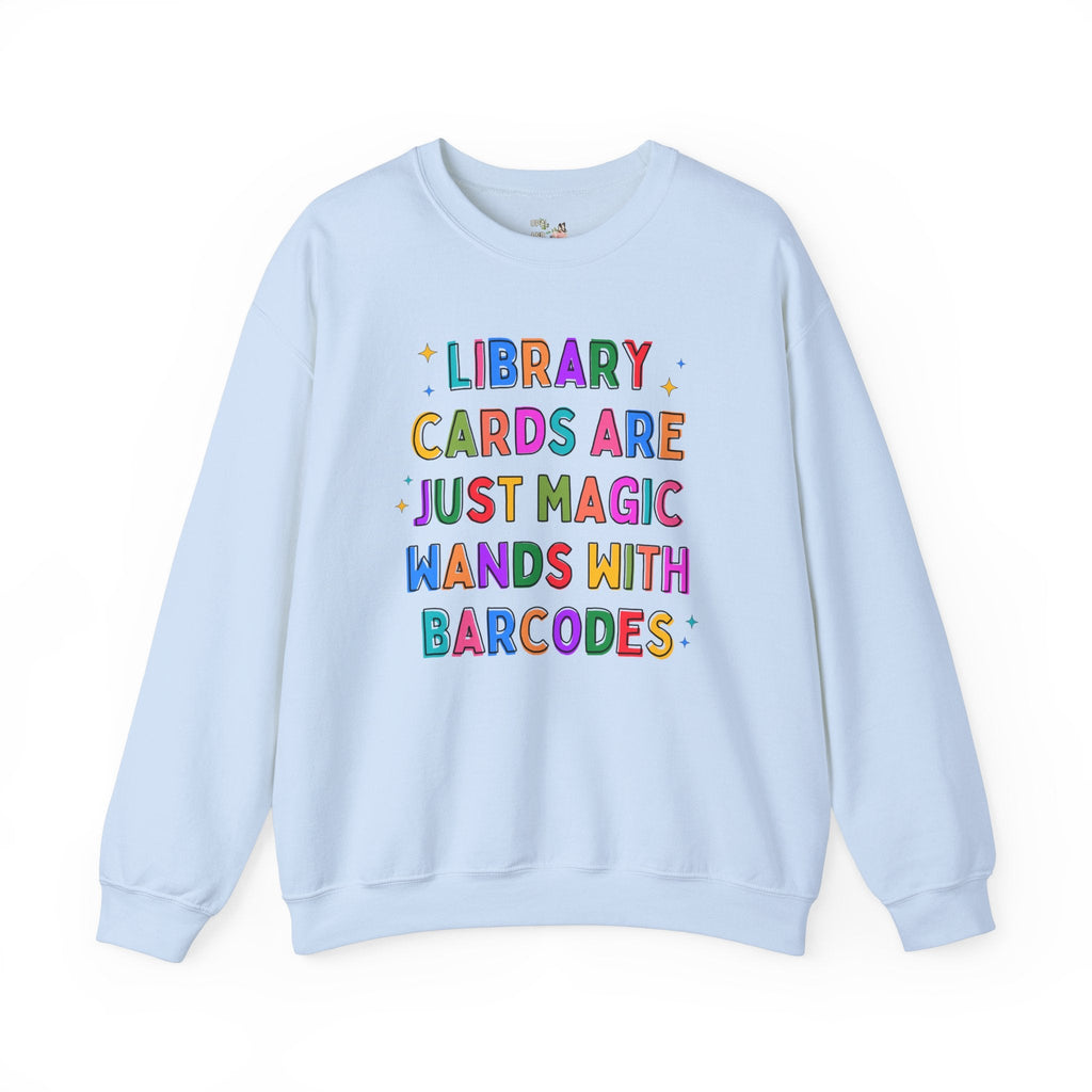 Colorful Library Card Sweatshirt - Opal and June