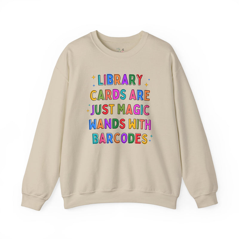 Colorful Library Card Sweatshirt - Opal and June