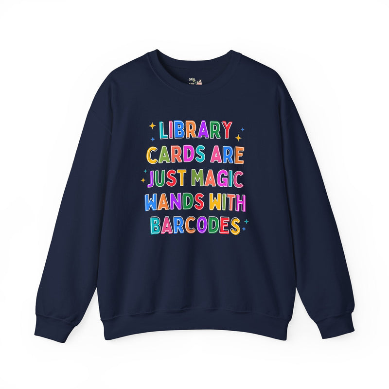 Colorful Library Card Sweatshirt - Opal and June