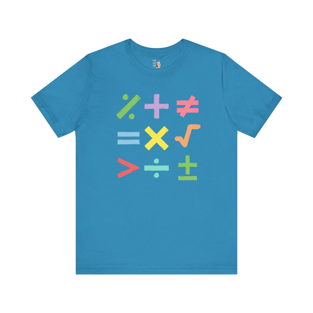 Colorful Math Teacher Tee - Opal and June