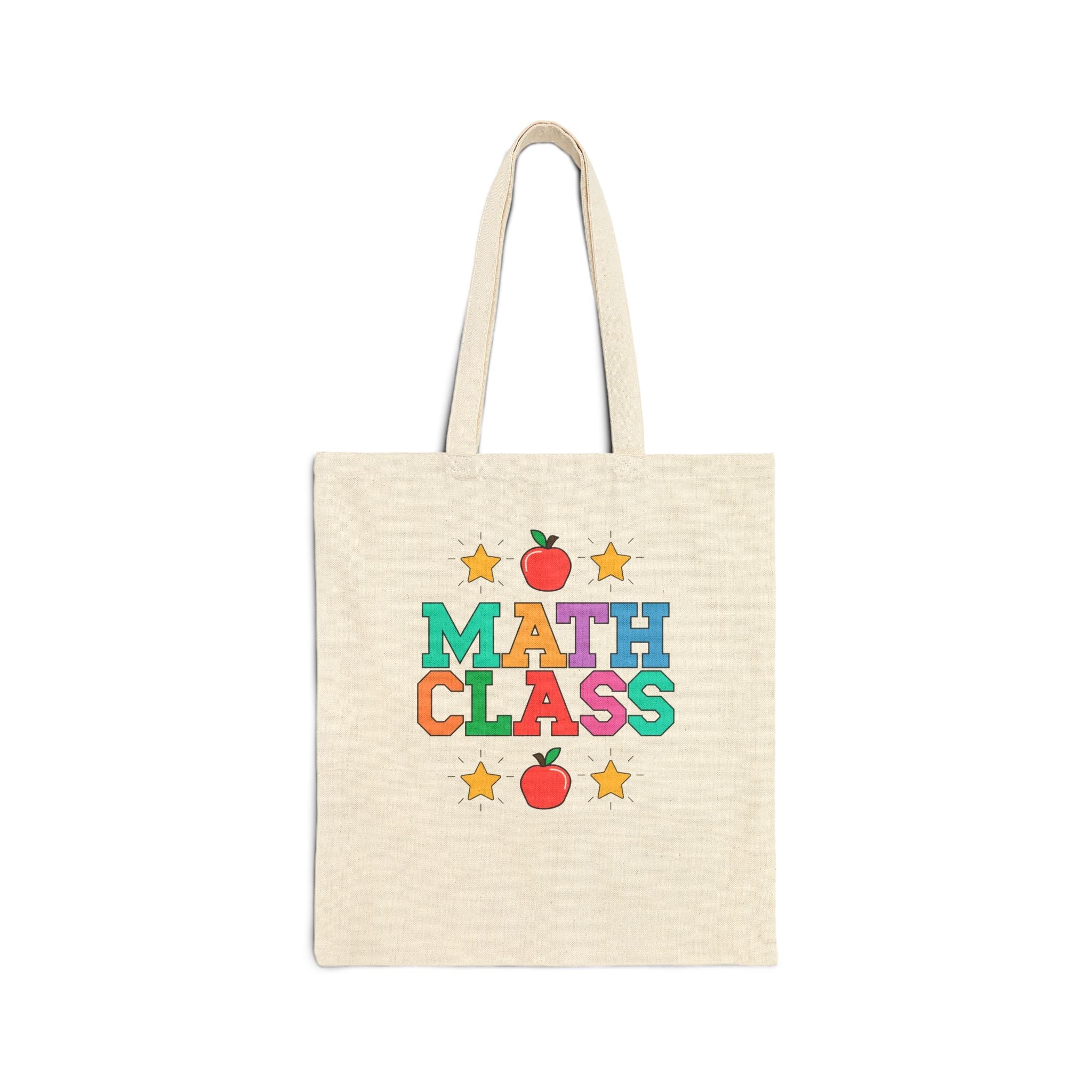 Colorful Math Teacher Tote - Opal and June