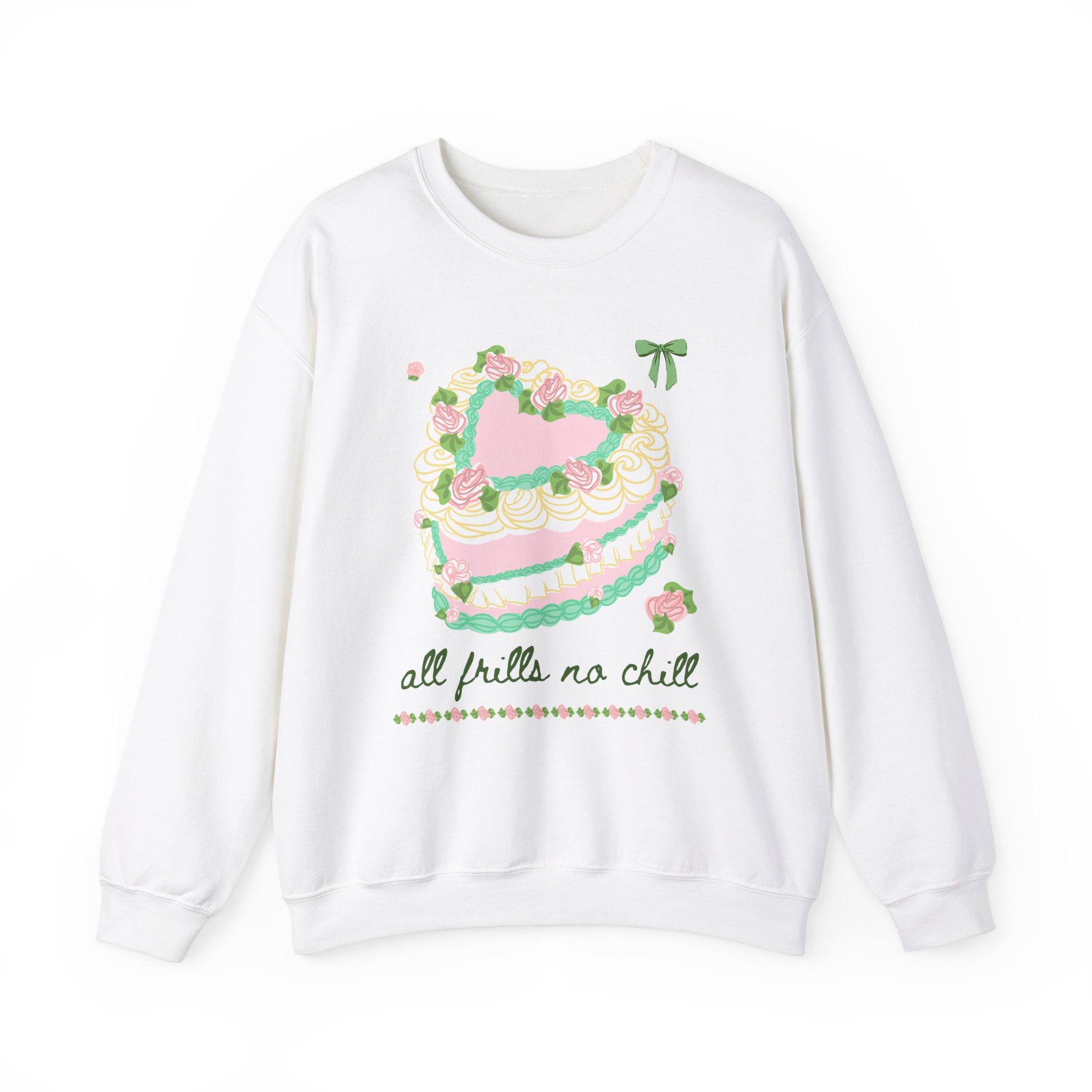 Colorful Maximalist Sweatshirt: All Frills No Chill - Opal and June