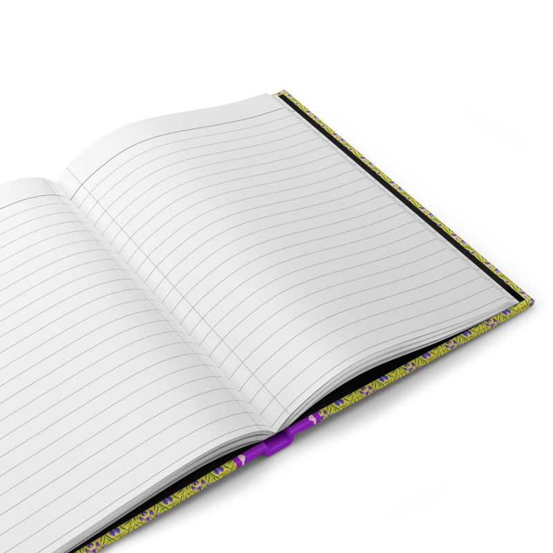 Colorful Purple Iris Notebook with Vintage Wildflower Aesthetic: Sweet Cottagecore Journal with Lined Pages, Cute Birthday Gift - Opal and June