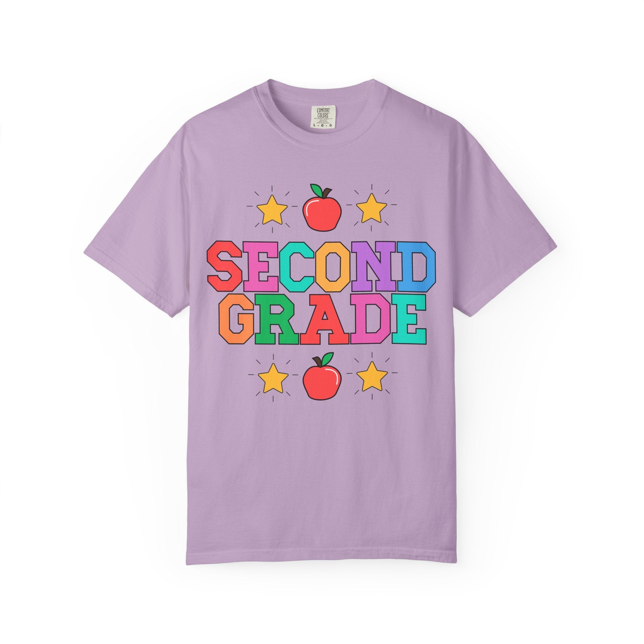 Colorful Second Grade Teacher Tee - Opal and June