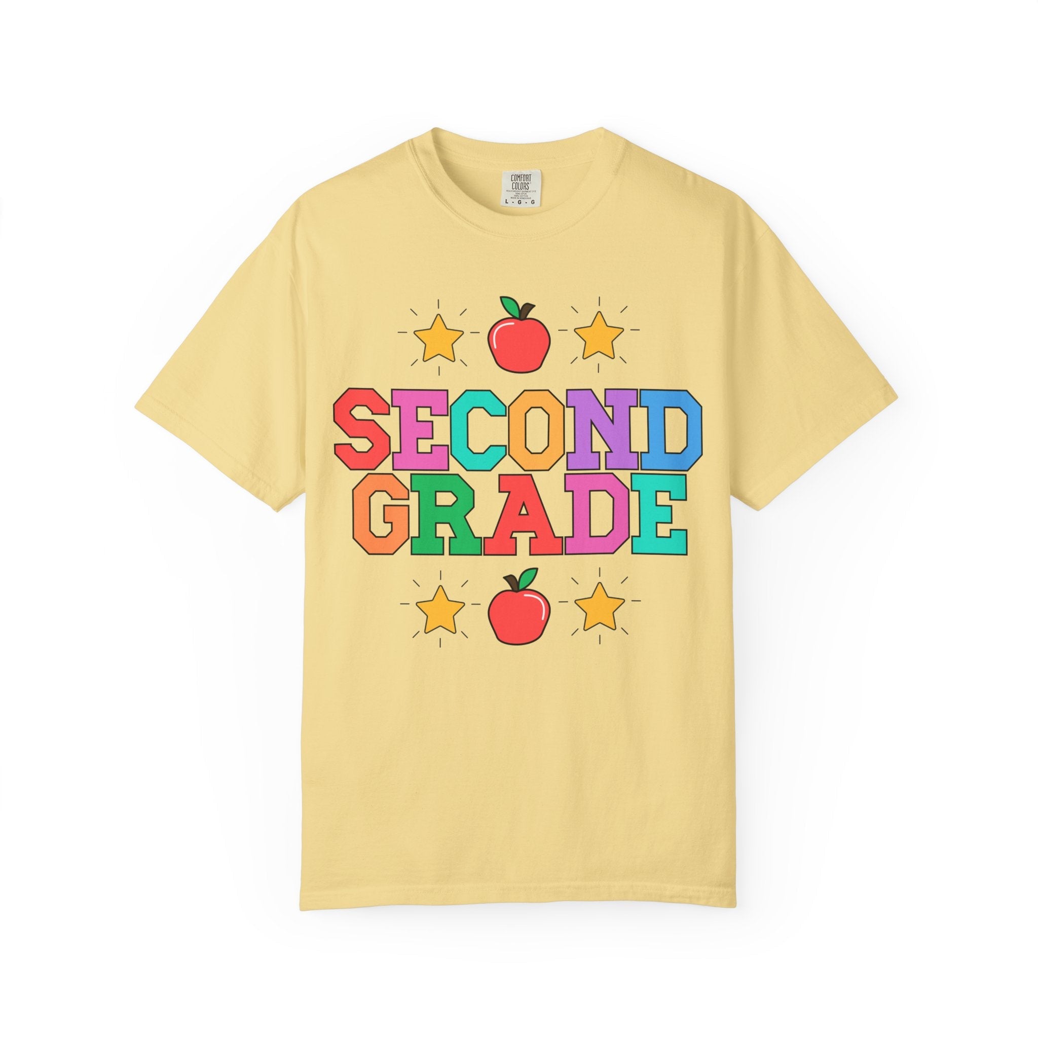 Colorful Second Grade Teacher Tee - Opal and June