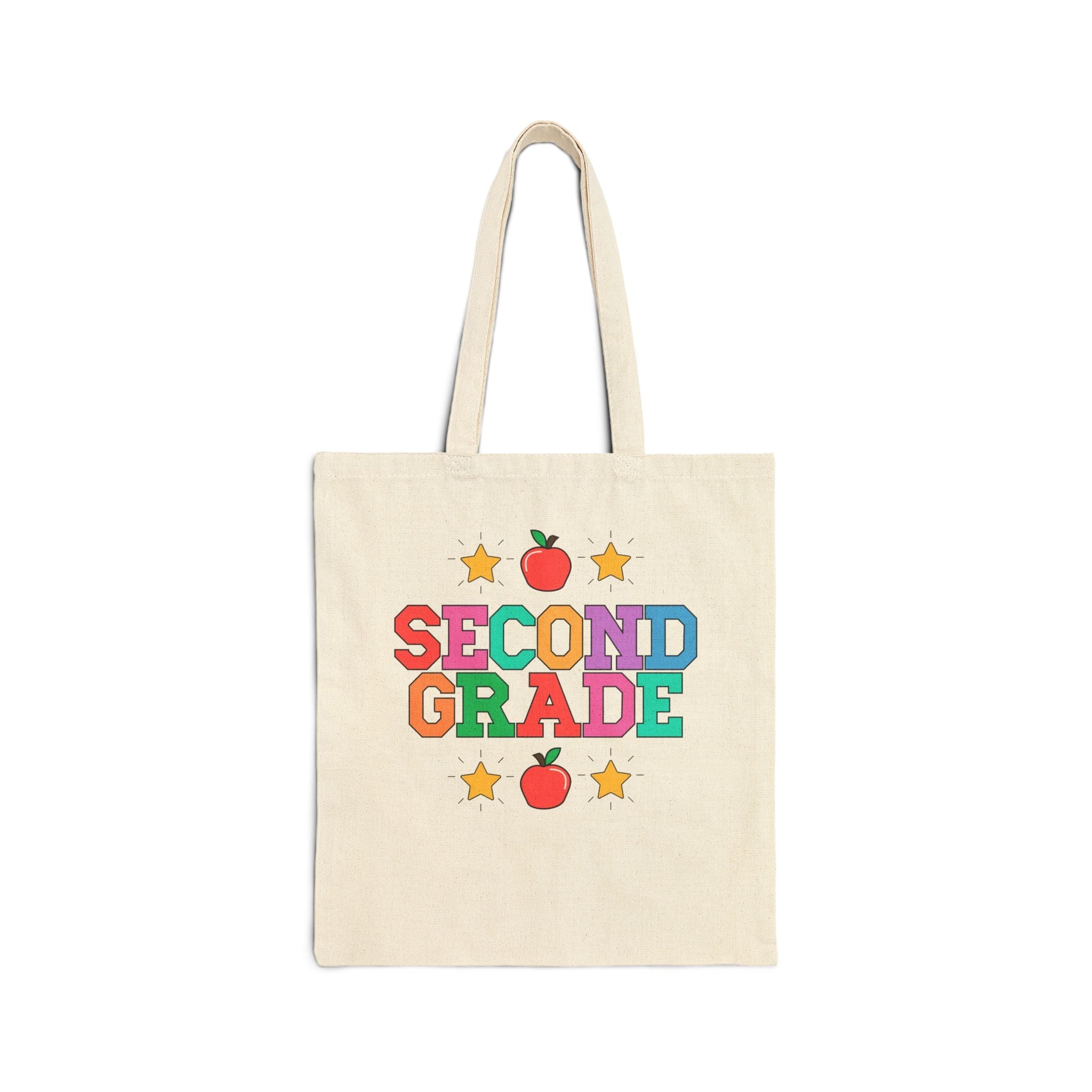 Colorful Second Grade Teacher Tote - Opal and June