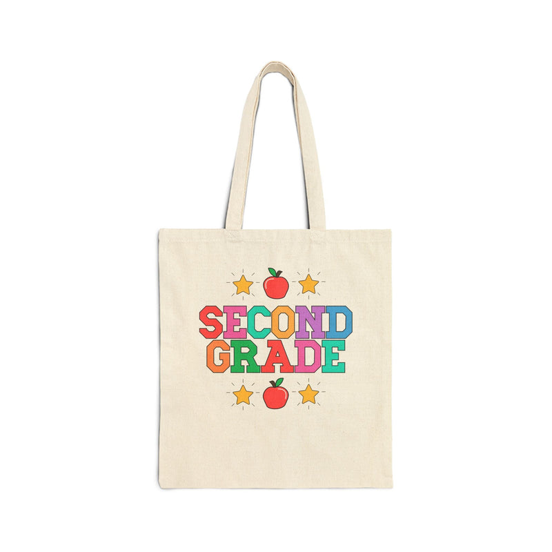 Colorful Second Grade Teacher Tote - Opal and June