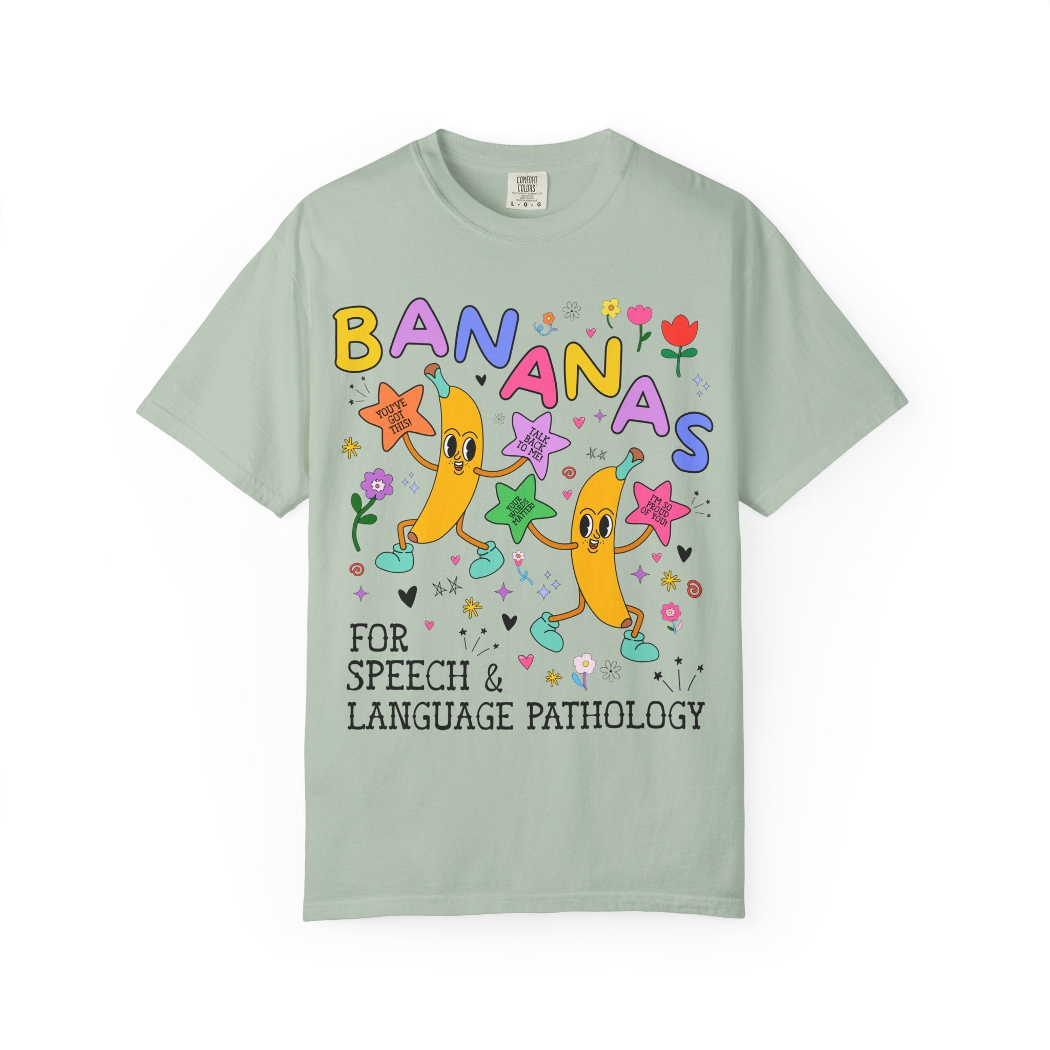 Colorful Speech Therapist Tee - Opal and June