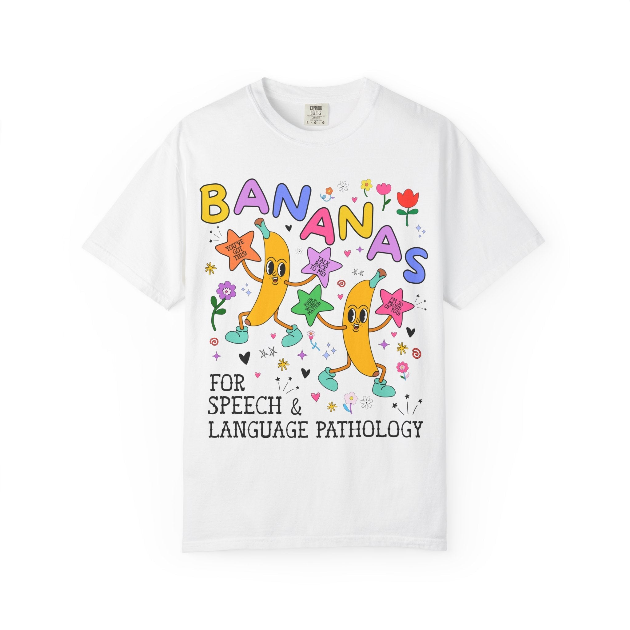 Colorful Speech Therapist Tee - Opal and June