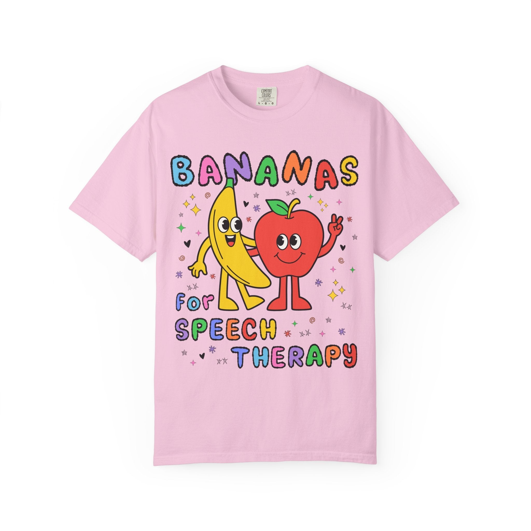 Colorful Speech Therapist Tee Shirt for Speech Language Pathologist, Speech Teacher Appreciation or Graduation Gift with Funny Saying - Opal and June