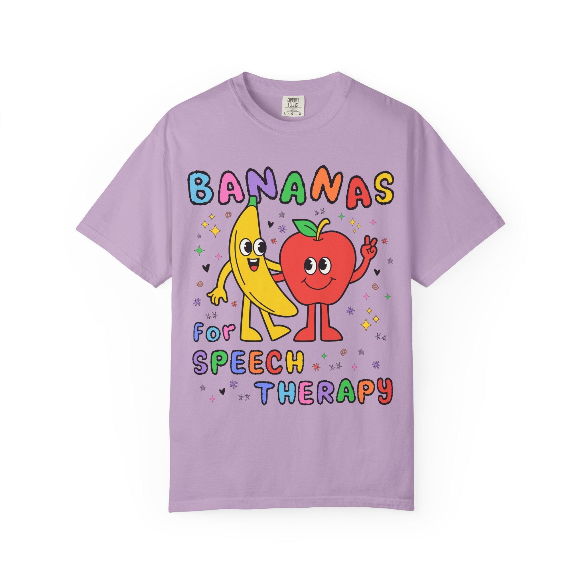 Colorful Speech Therapist Tee Shirt for Speech Language Pathologist, Speech Teacher Appreciation or Graduation Gift with Funny Saying - Opal and June