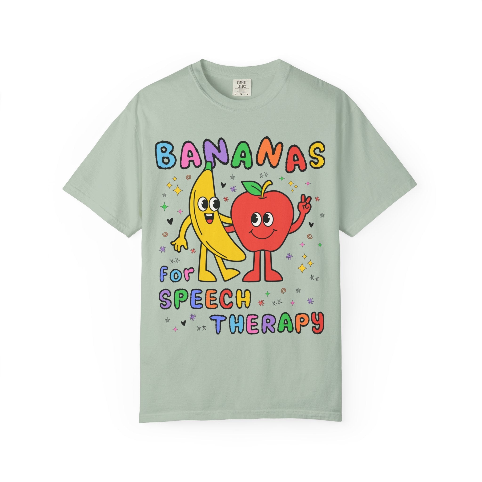 Colorful Speech Therapist Tee Shirt for Speech Language Pathologist, Speech Teacher Appreciation or Graduation Gift with Funny Saying - Opal and June