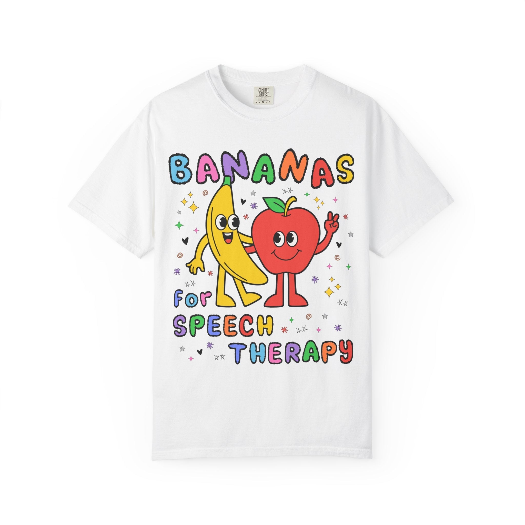 Colorful Speech Therapist Tee Shirt for Speech Language Pathologist, Speech Teacher Appreciation or Graduation Gift with Funny Saying - Opal and June