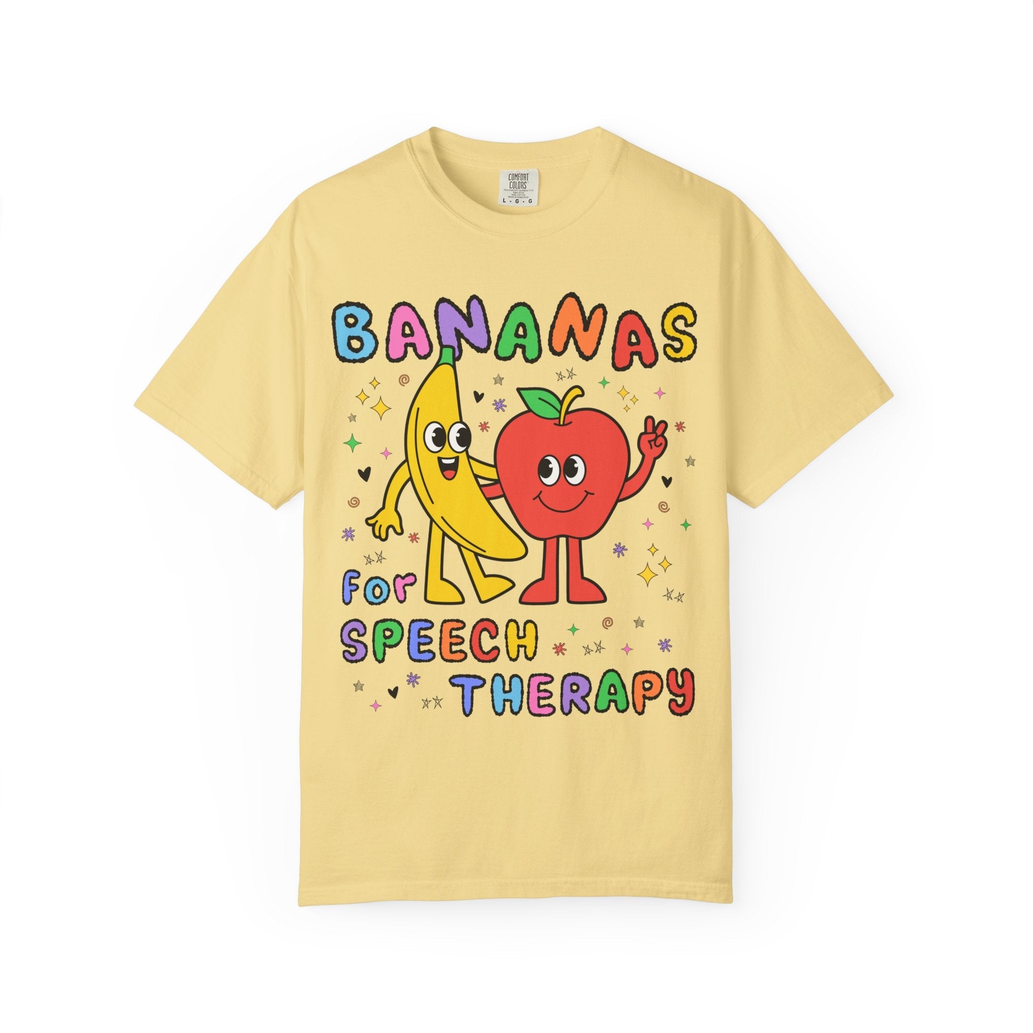 Colorful Speech Therapist Tee Shirt for Speech Language Pathologist, Speech Teacher Appreciation or Graduation Gift with Funny Saying - Opal and June