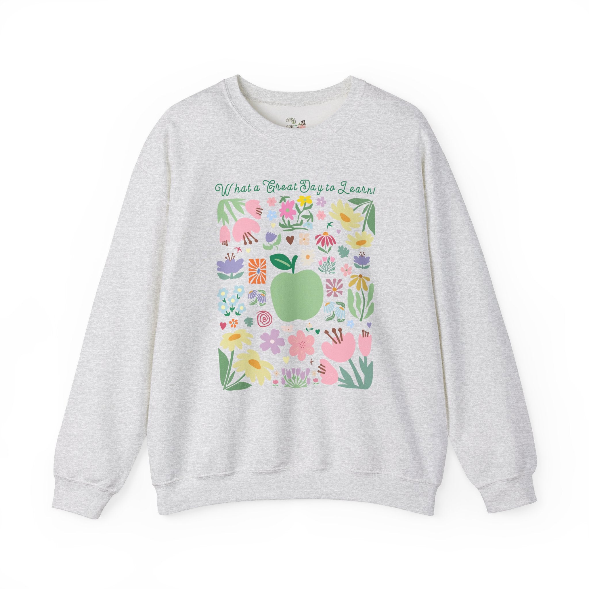 Colorful Teacher Sweatshirt, Teacher Appreciation Day, Cute Congratulations Present for New Teacher, Teaching Major Graduation Gift for Her - Opal and June
