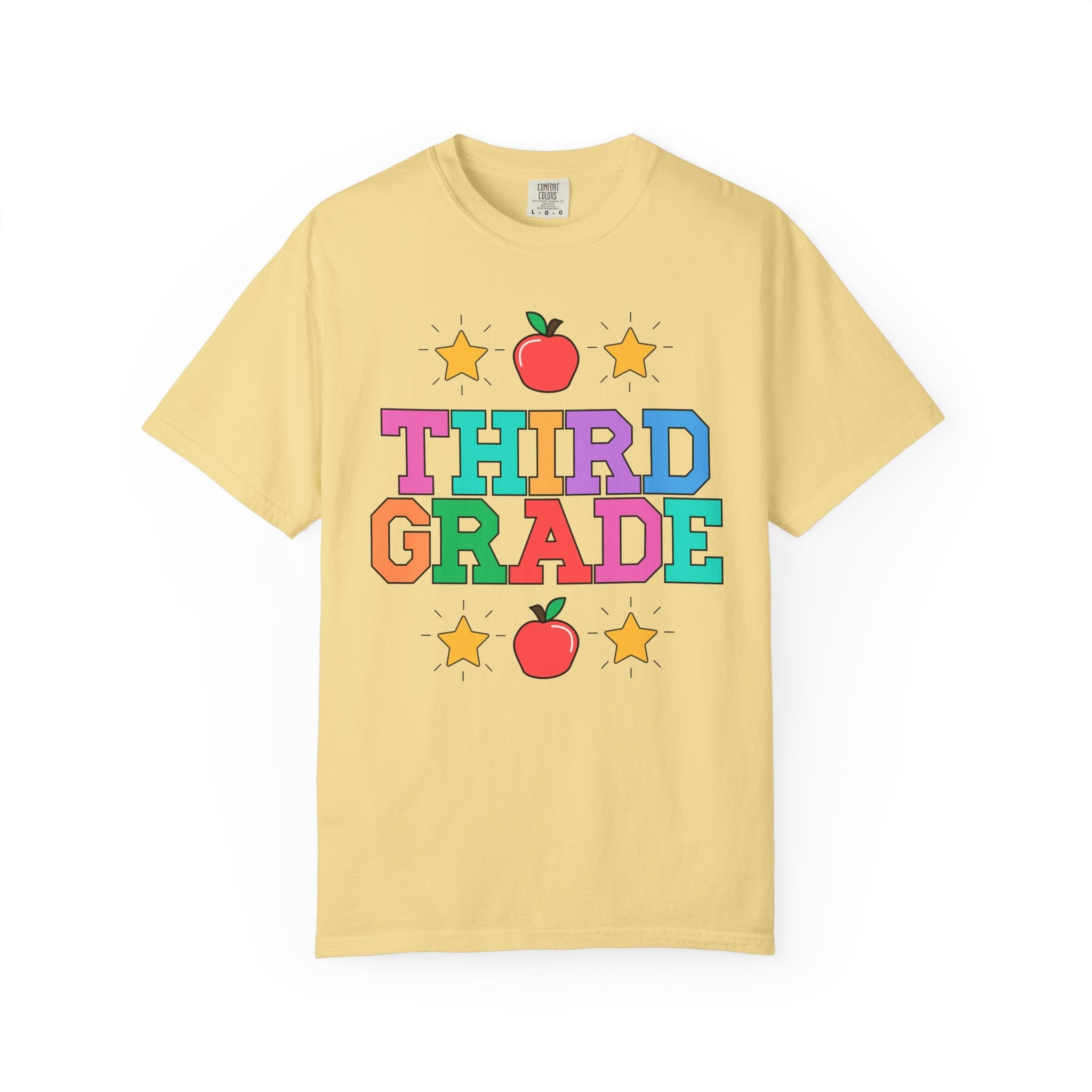 Colorful Third Grade Teacher Tee - Opal and June