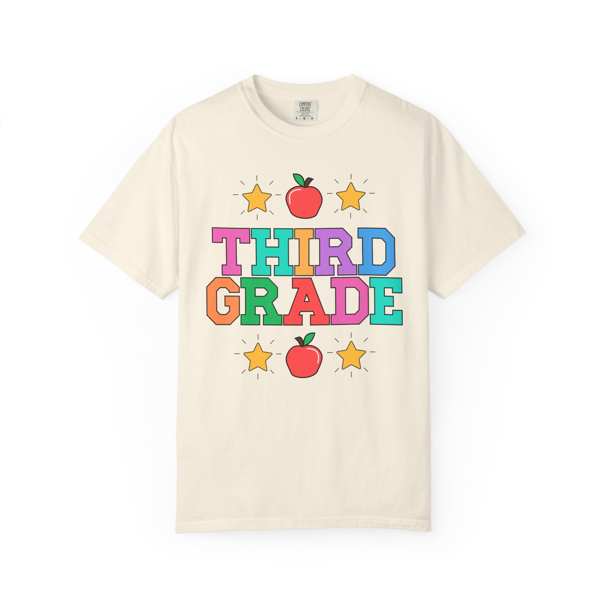 Colorful Third Grade Teacher Tee - Opal and June