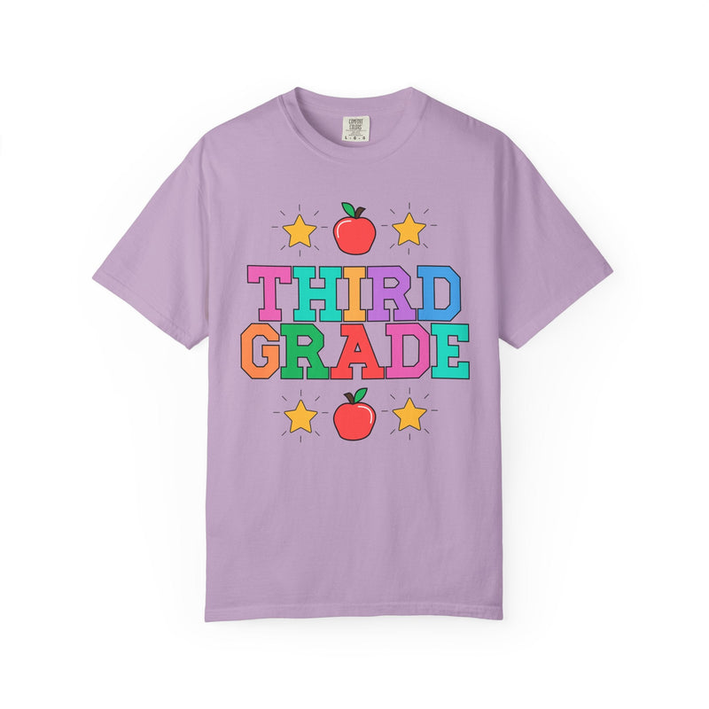 Colorful Third Grade Teacher Tee - Opal and June