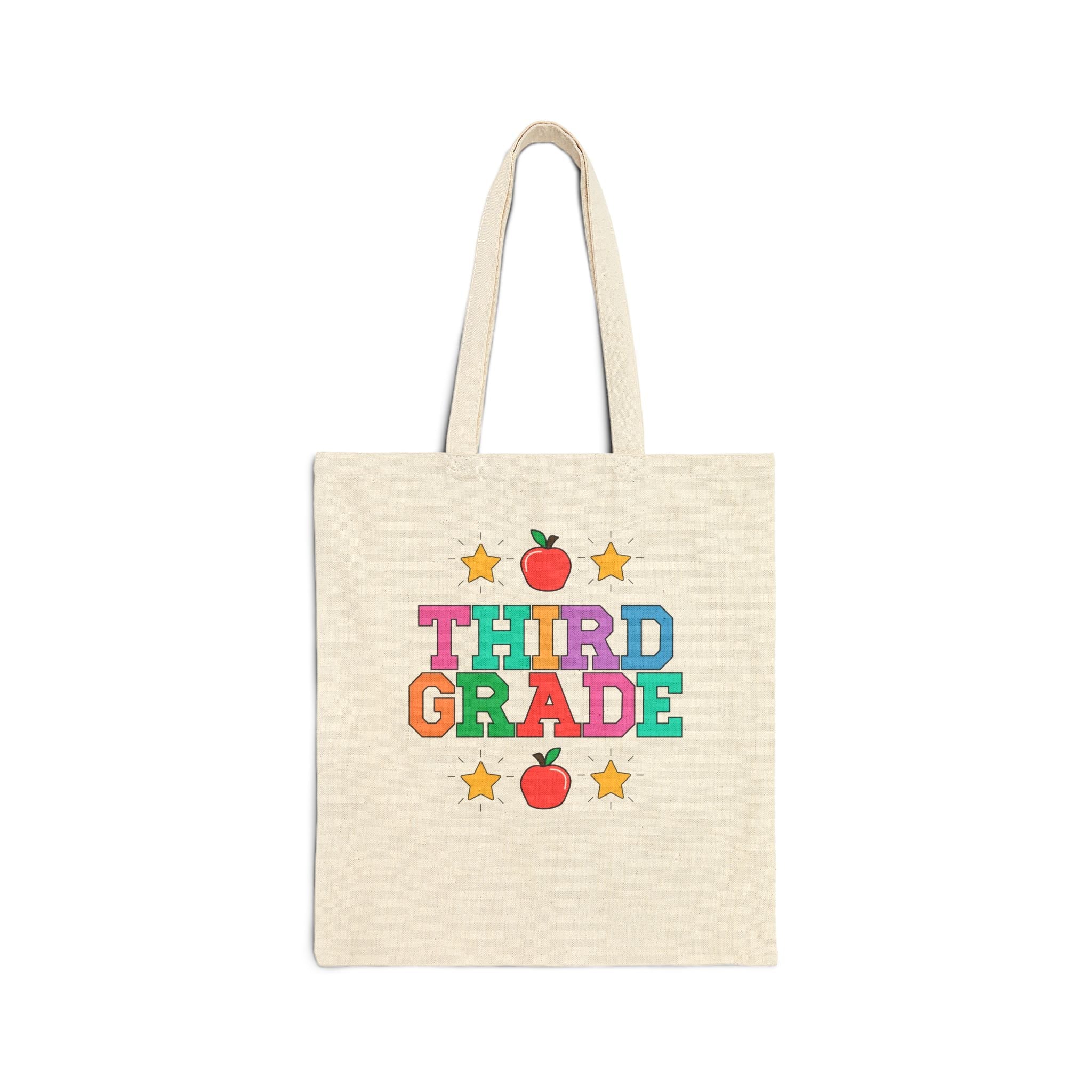 Colorful Third Grade Teacher Tote - Opal and June